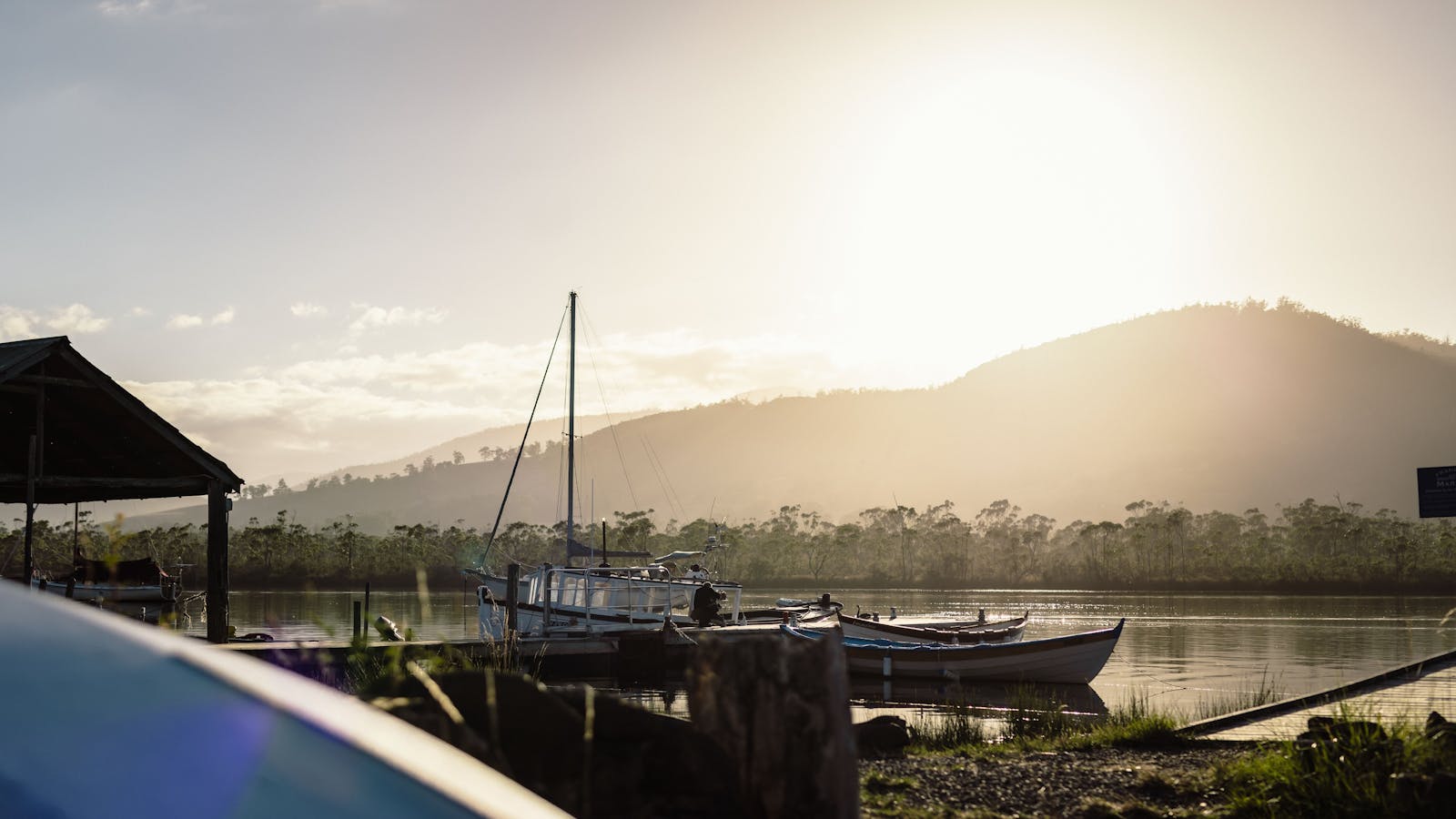 Wooden Boats Moored