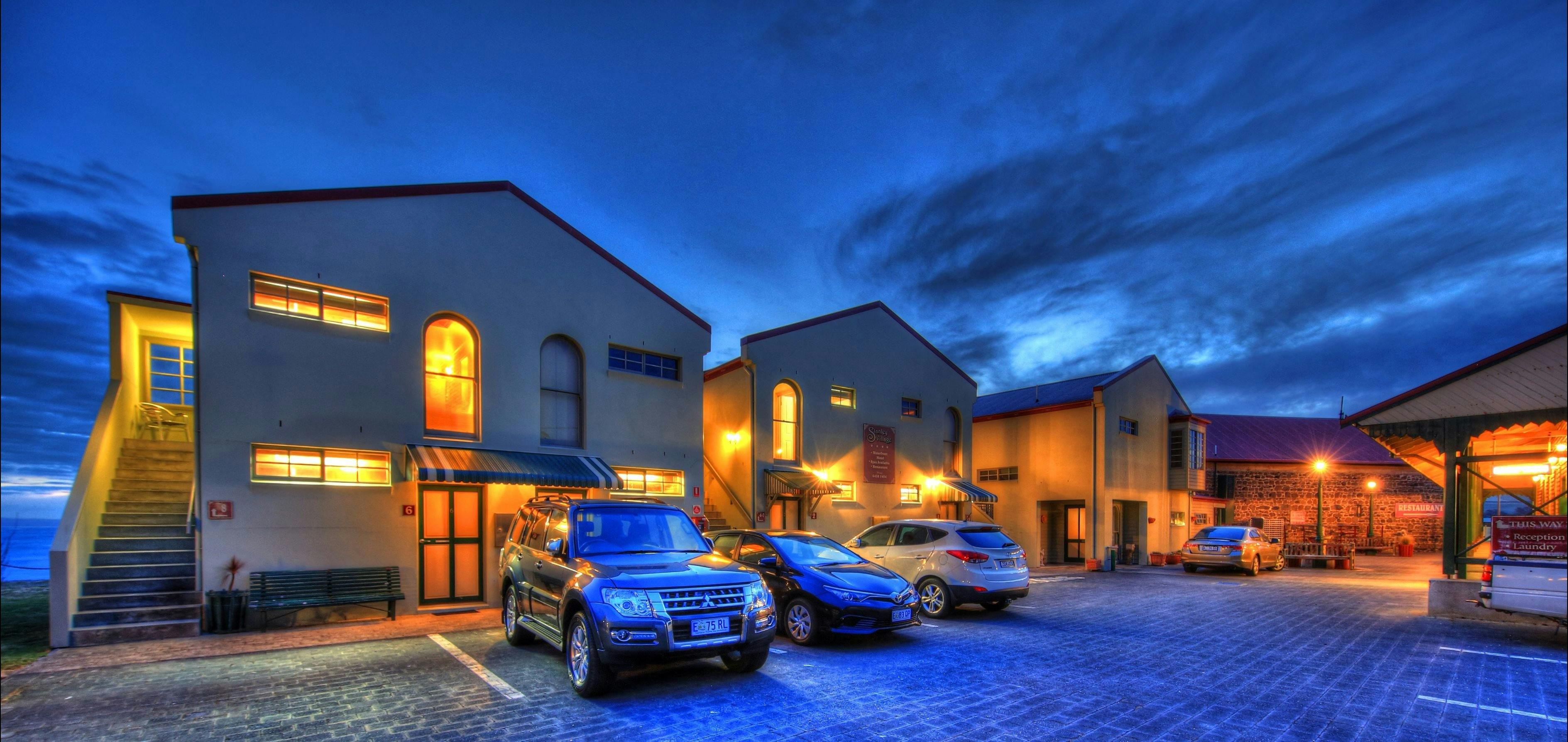 courtyard with free off street parking
