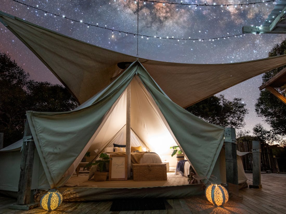 Bayside Glamping's Glamping Tent - Marion Bay, Accommodation