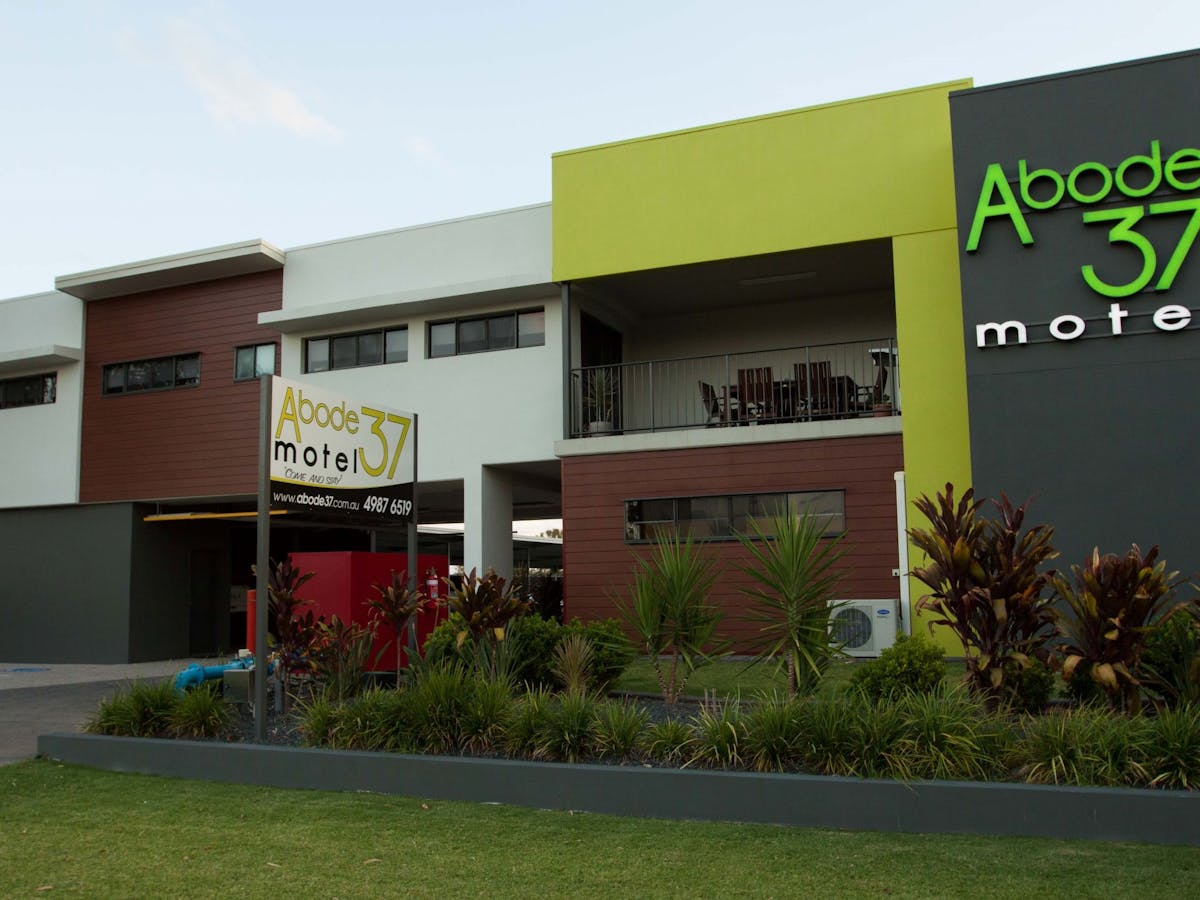 External front of Abode37 Motel