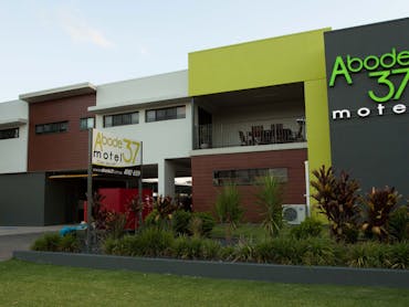 External front of Abode37 Motel