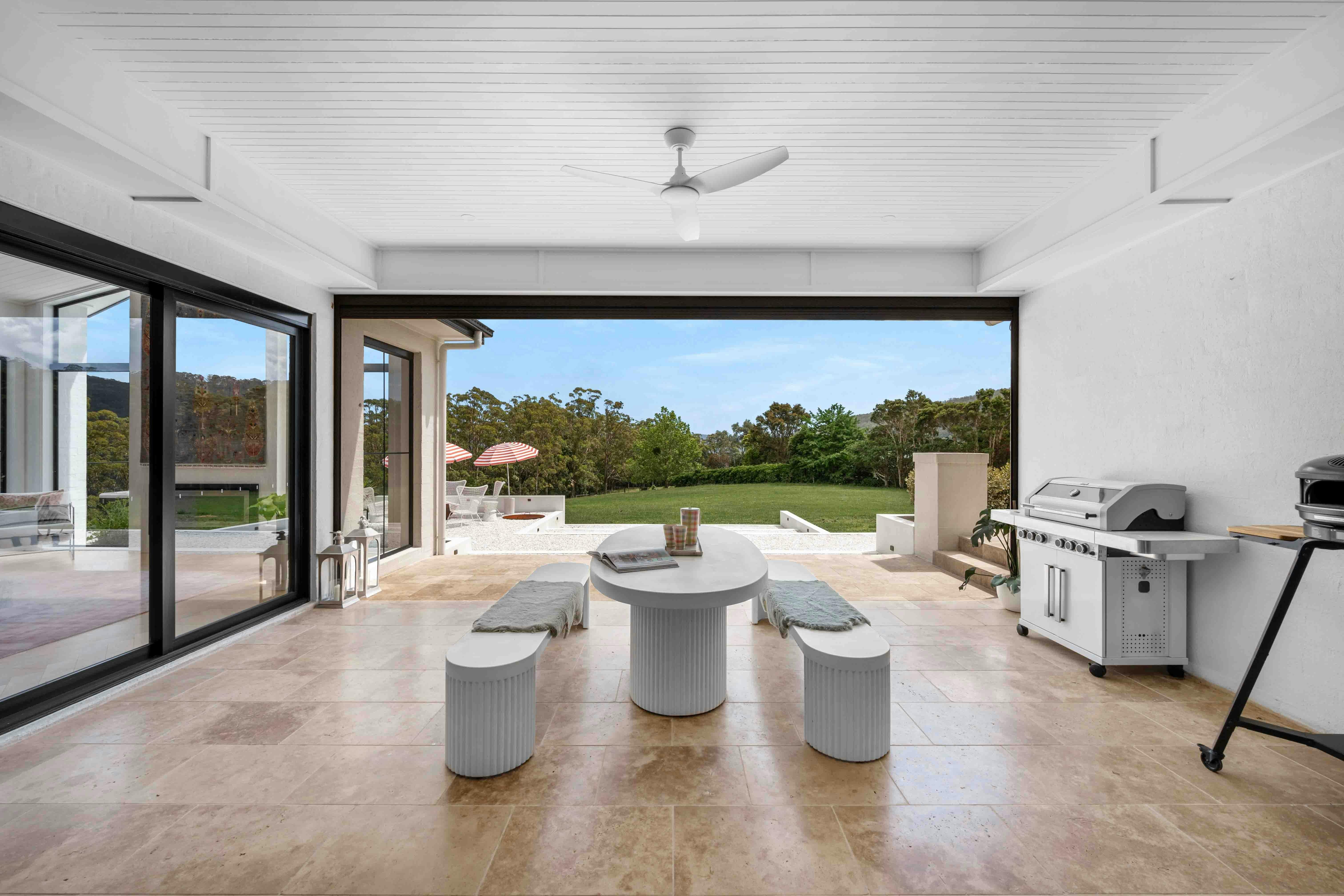 Alfresco dining area