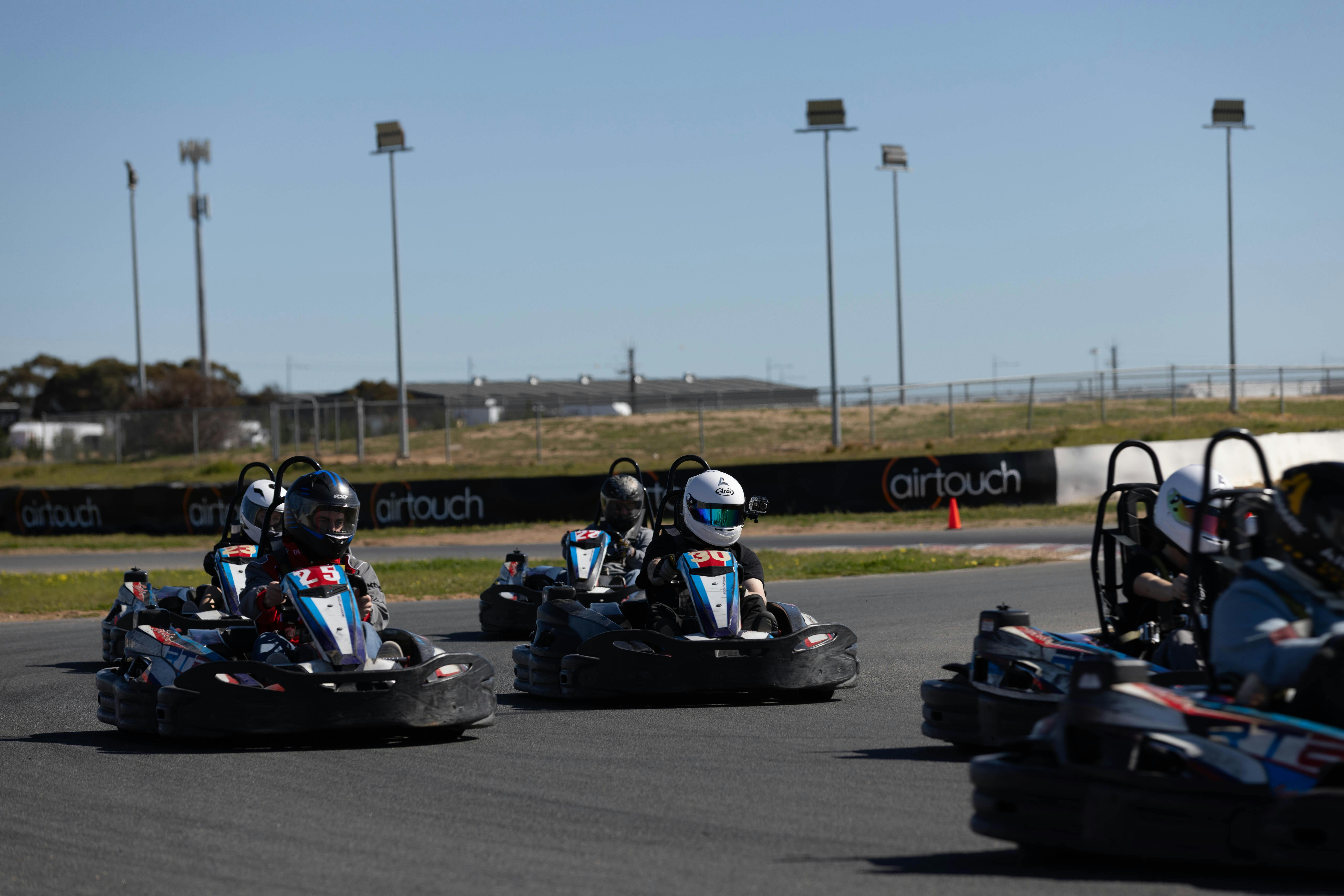 Go karting at the event