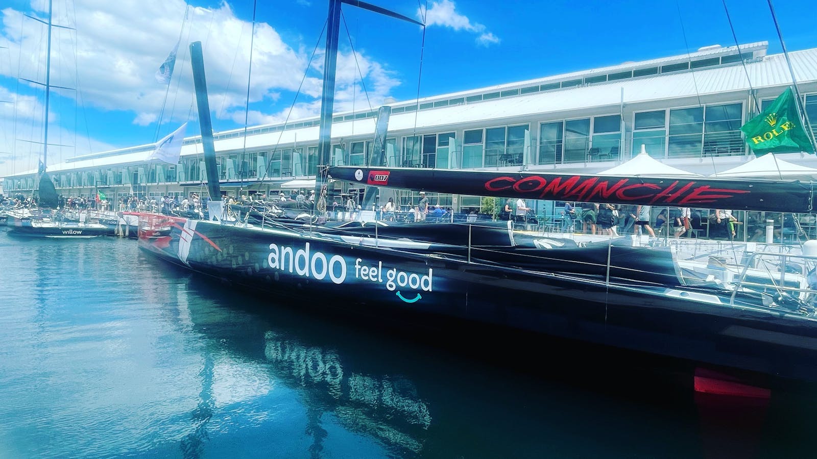 Sydney to Hobart finish line