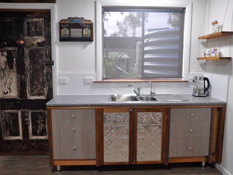 Kitchenette in the Clyde River Cottage