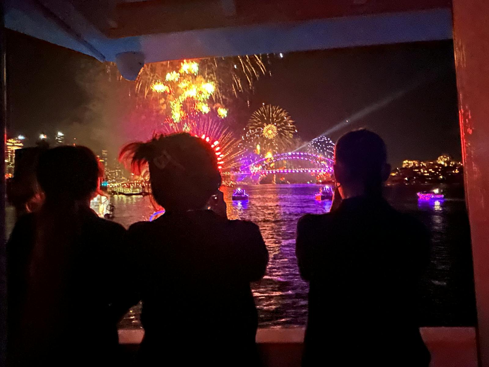 NYE 불꽃놀이를 위한 최고의 유리한 지점