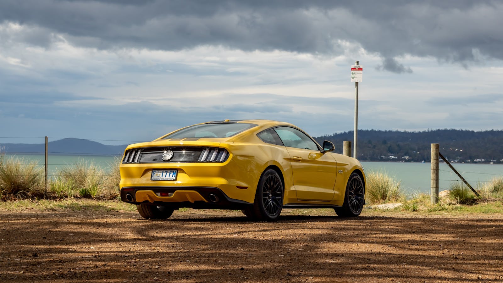 Mustang rental in Tasmania