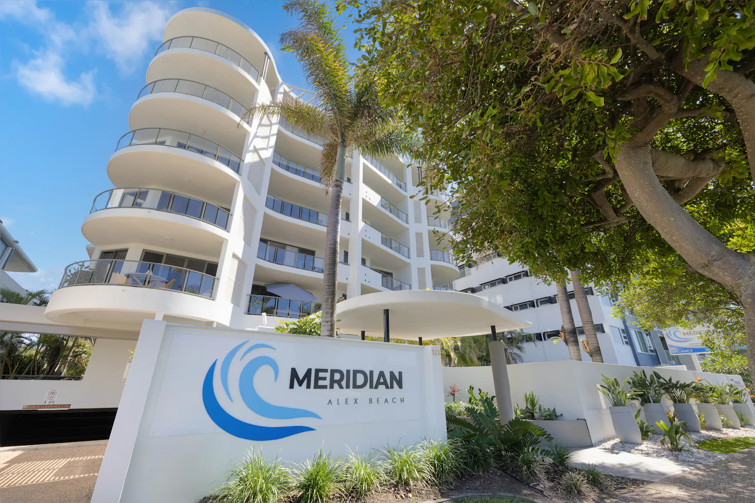 Meridian Alex Beach centrally located on the Sunshine Coast at Alexandra Headland.