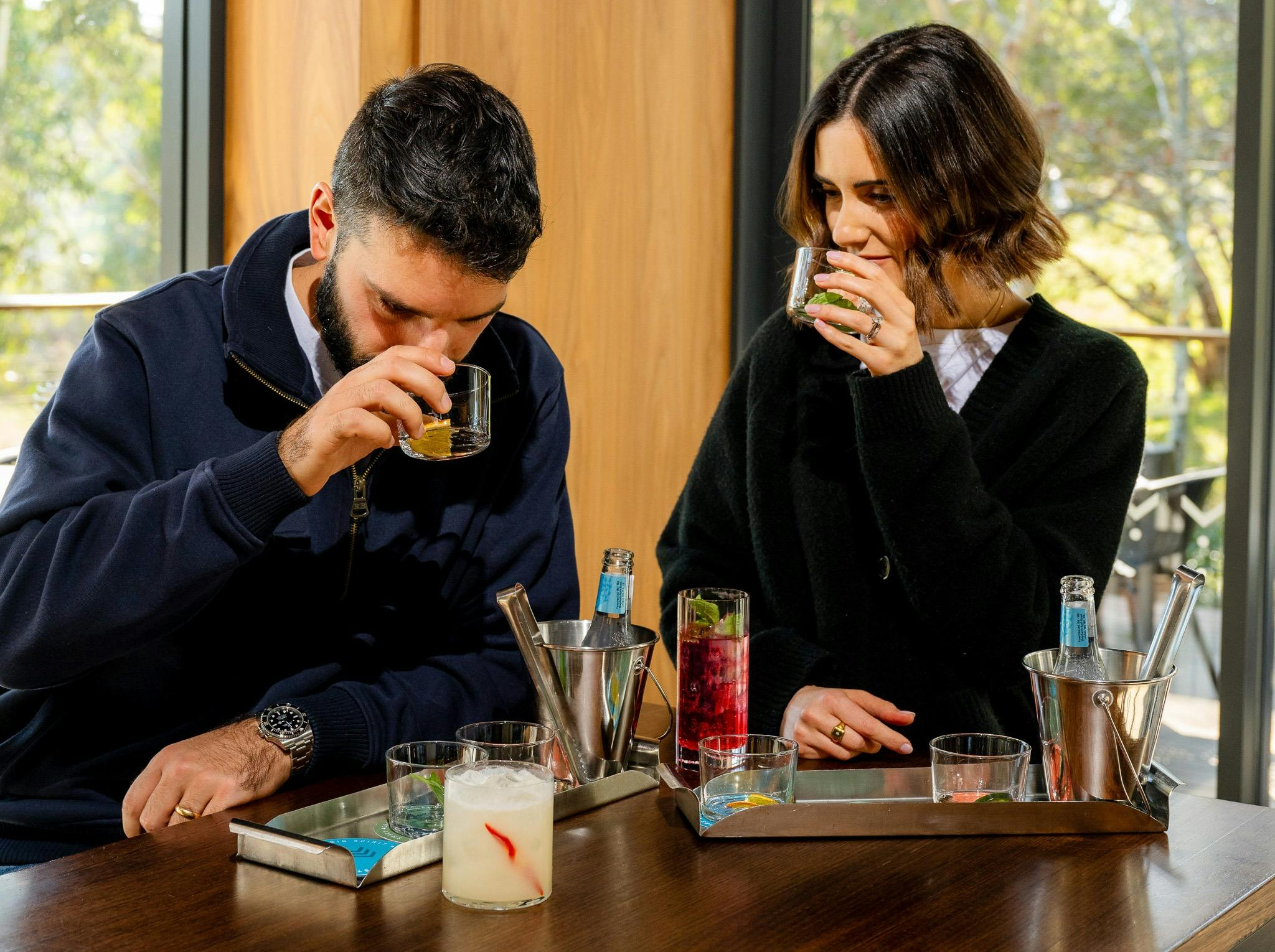 Tasting Flight at Ambleside Distillers