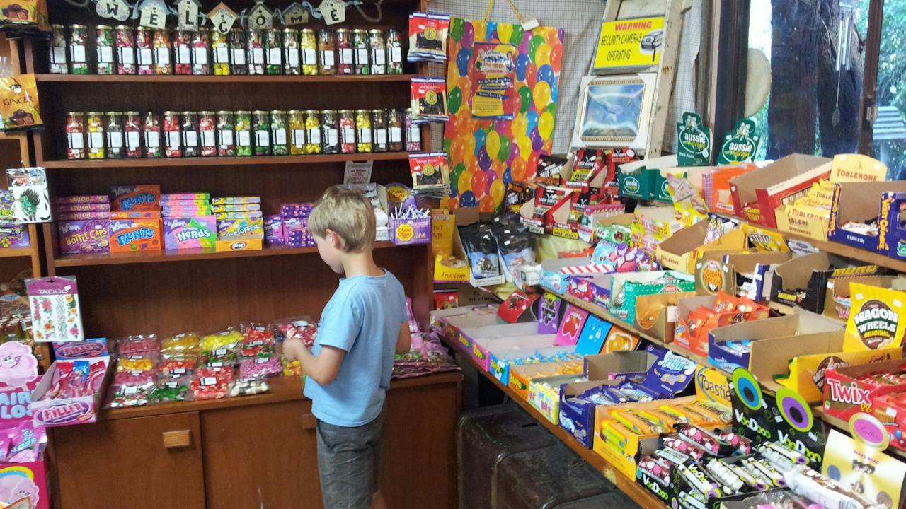 Delicious treats in the Lolly Shop