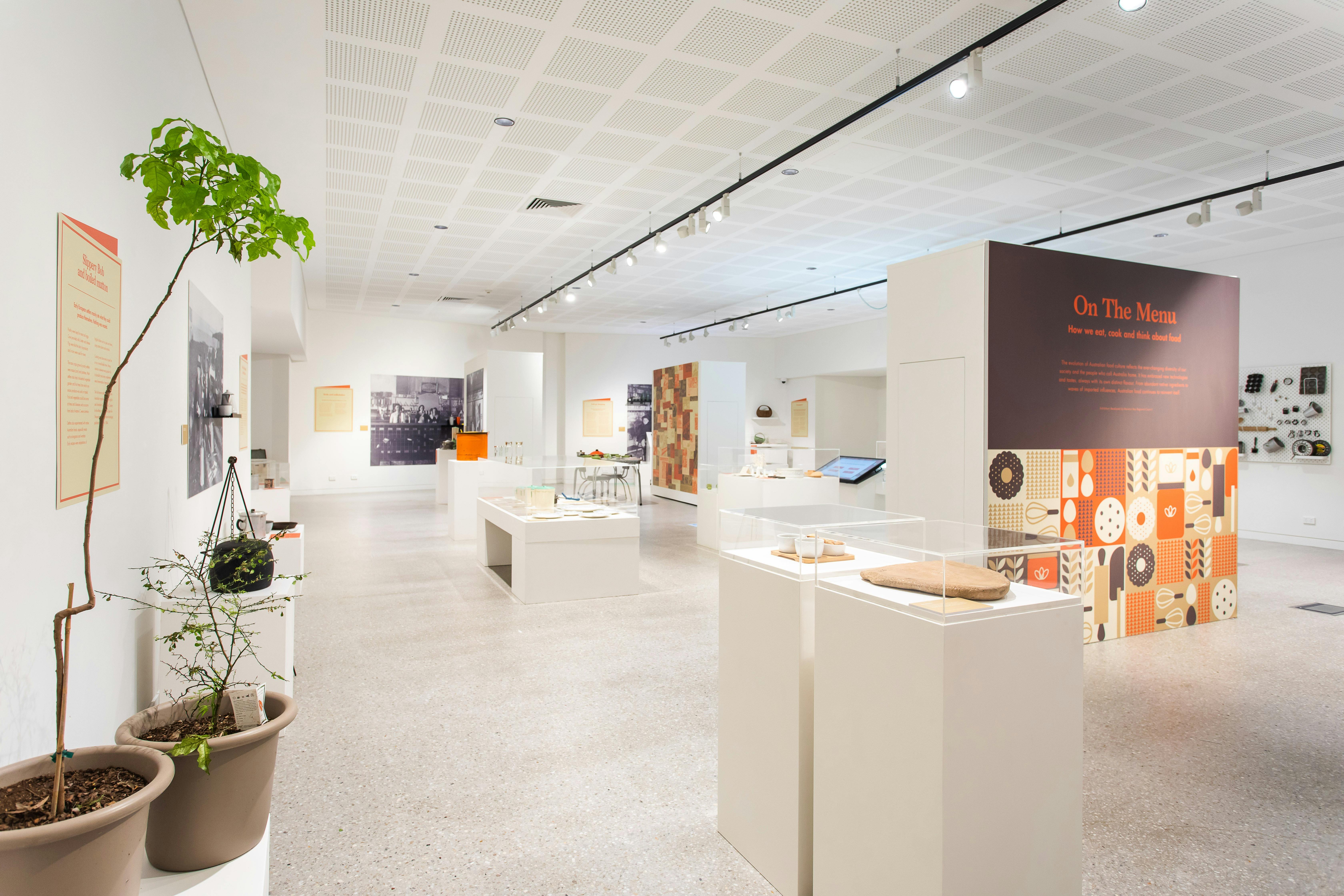 'On the menu' exhibition view