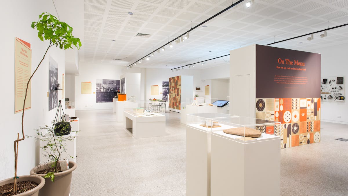 'On the menu' exhibition view