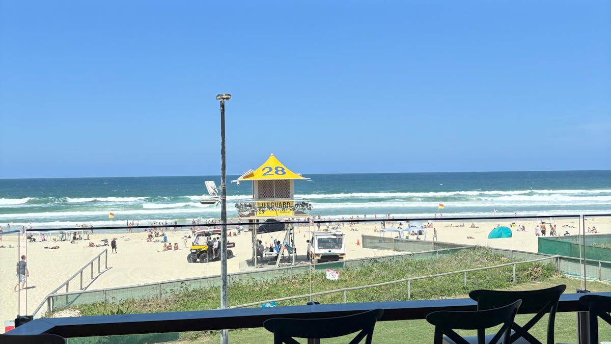 View from our outdoor dining deck