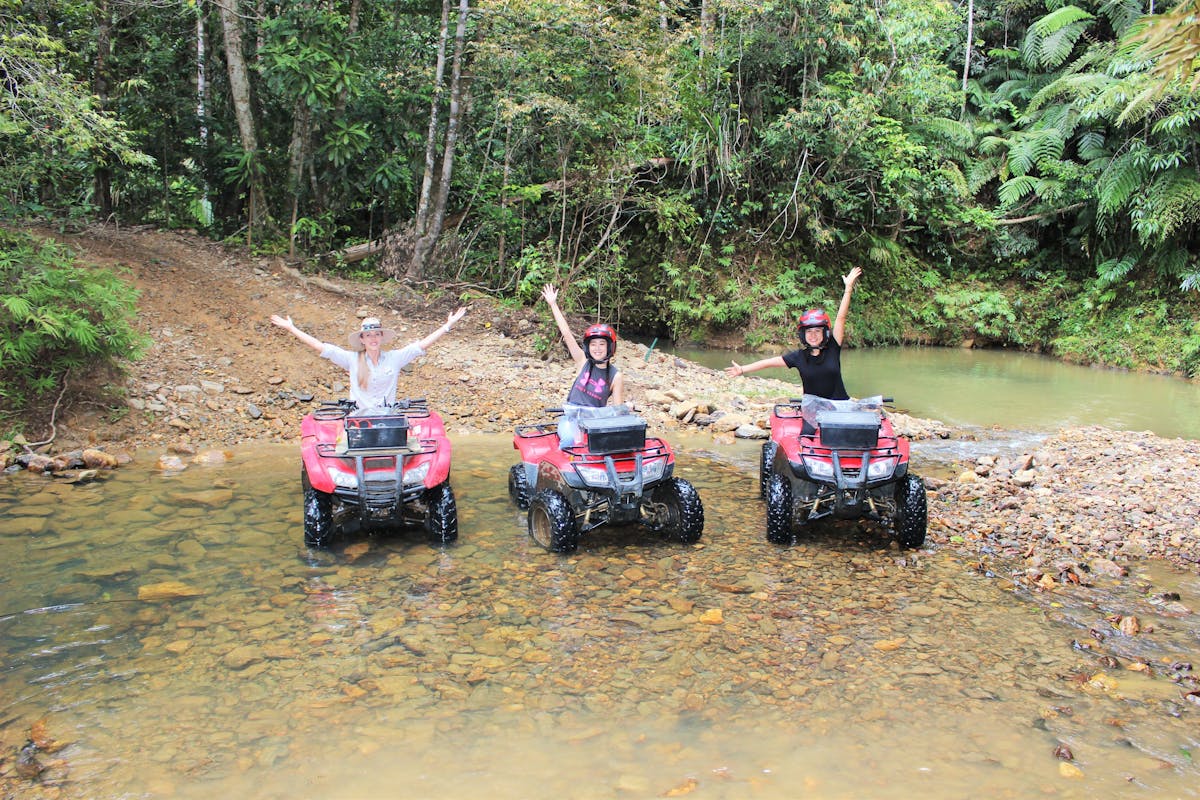 Creek crossings Kuranda Rainforest Journeys tours