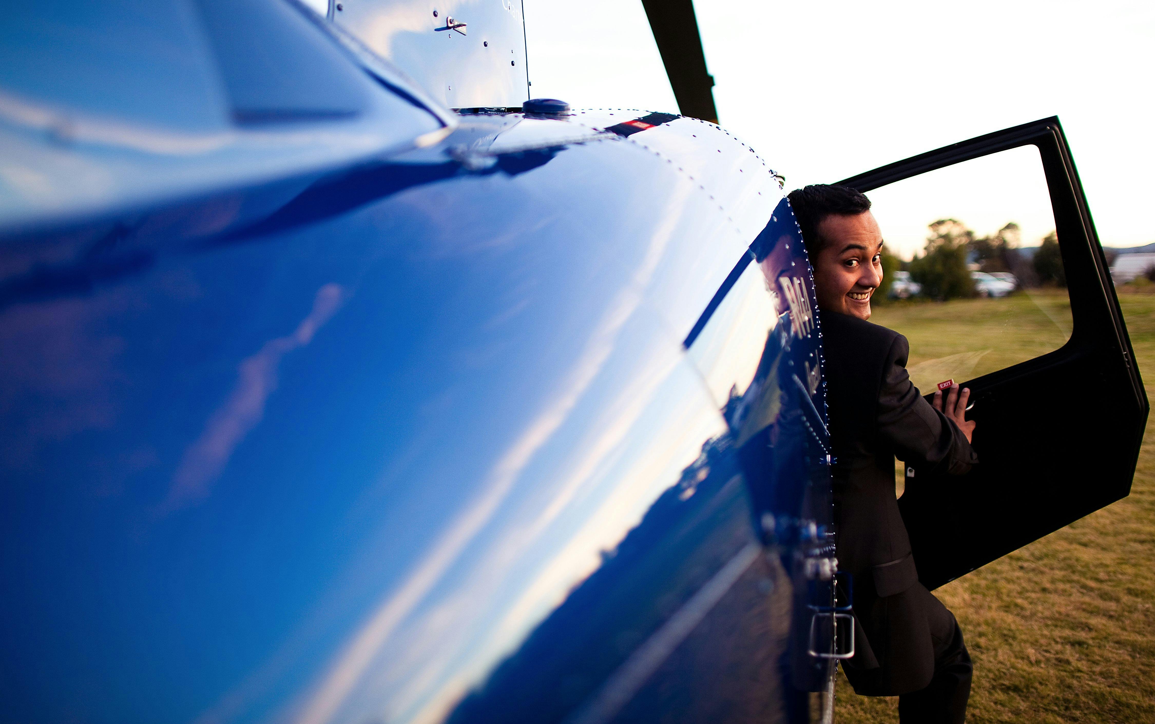 Helicopter weddings and formals