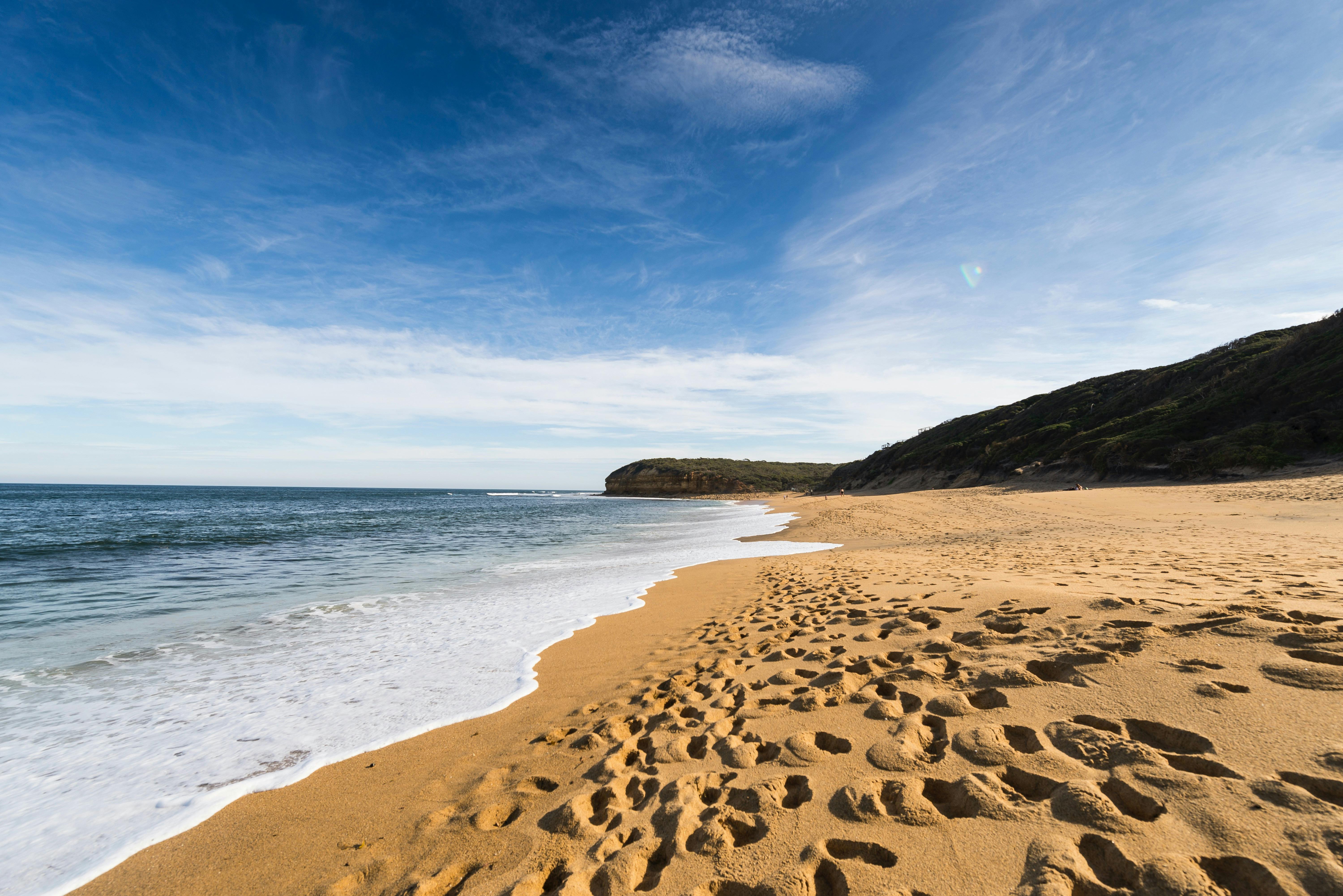 Step down onto miles upon miles of isolated beach