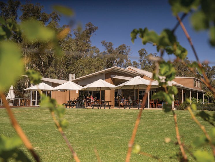 Exterior view of Morrison's Riverview Winery and Restaurant, Moama