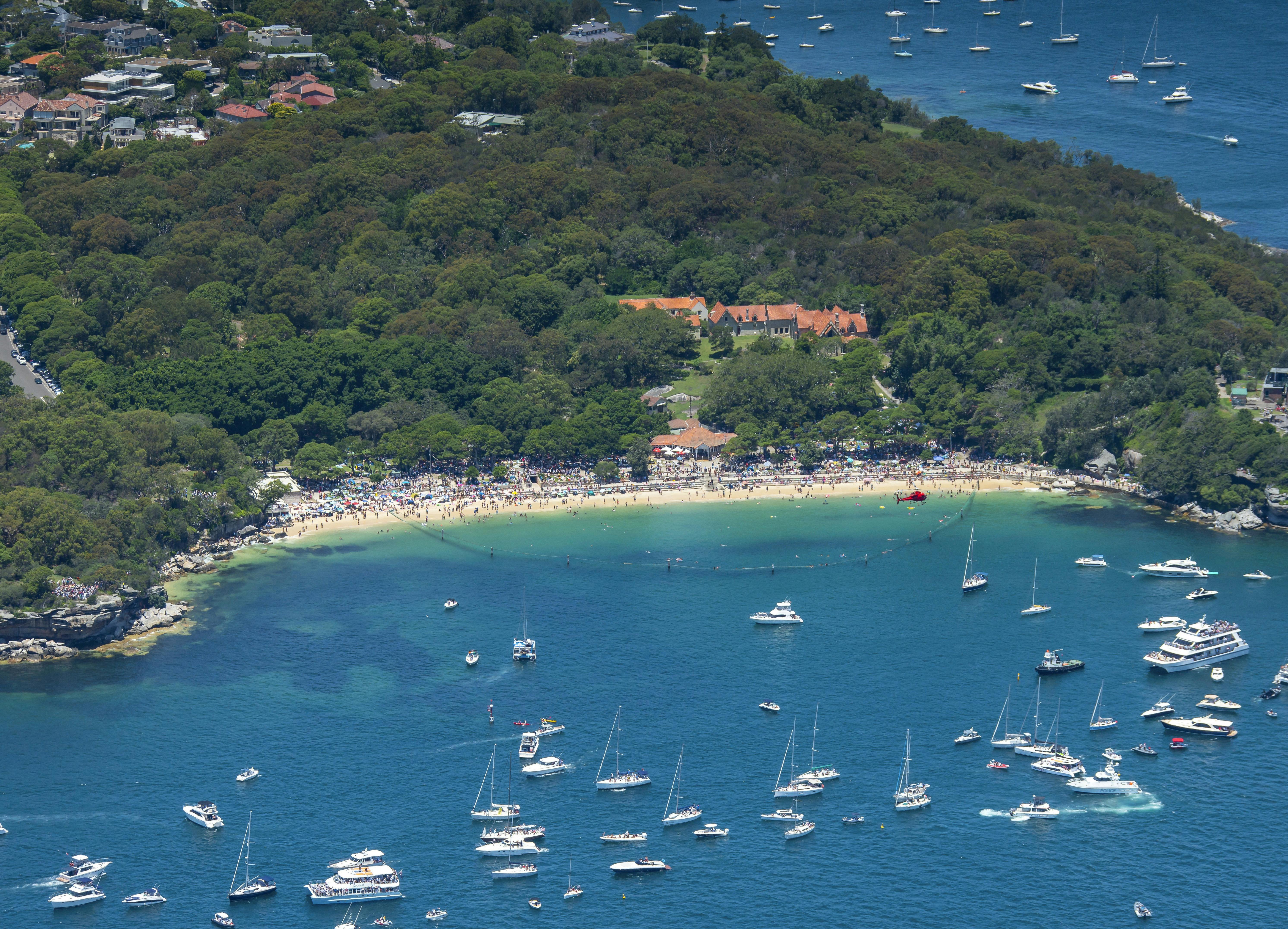Shark Beach at Neilsen Park, Sydney.