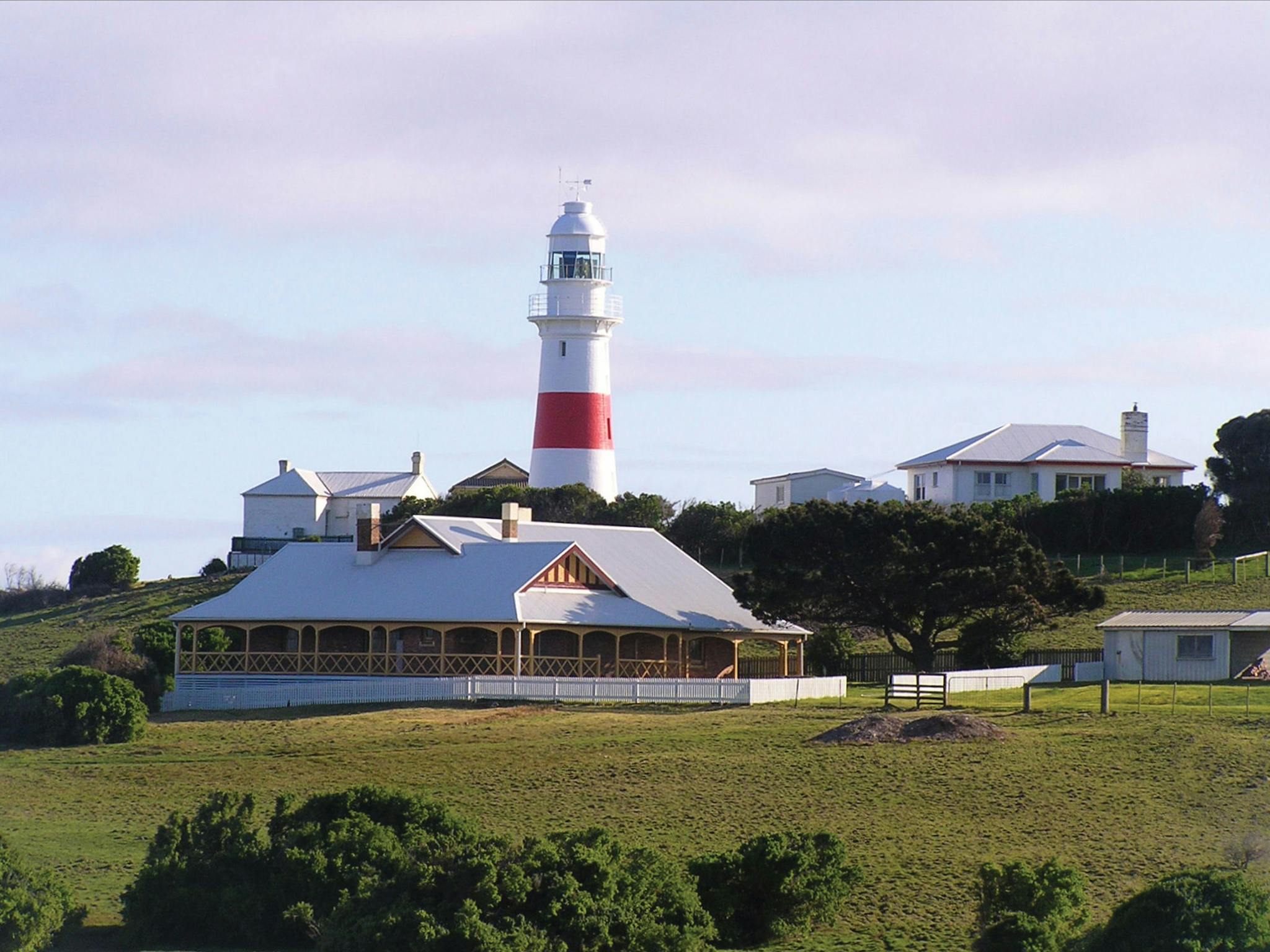 Low Head Pilot Station and Low Head Lighthouse