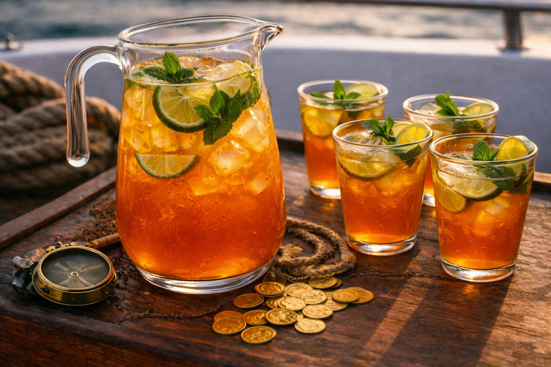 Rum cocktails - what better way to celebrate all things piratey