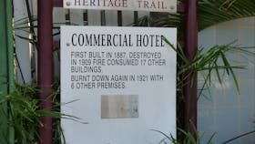 Commercial Hotel Sign