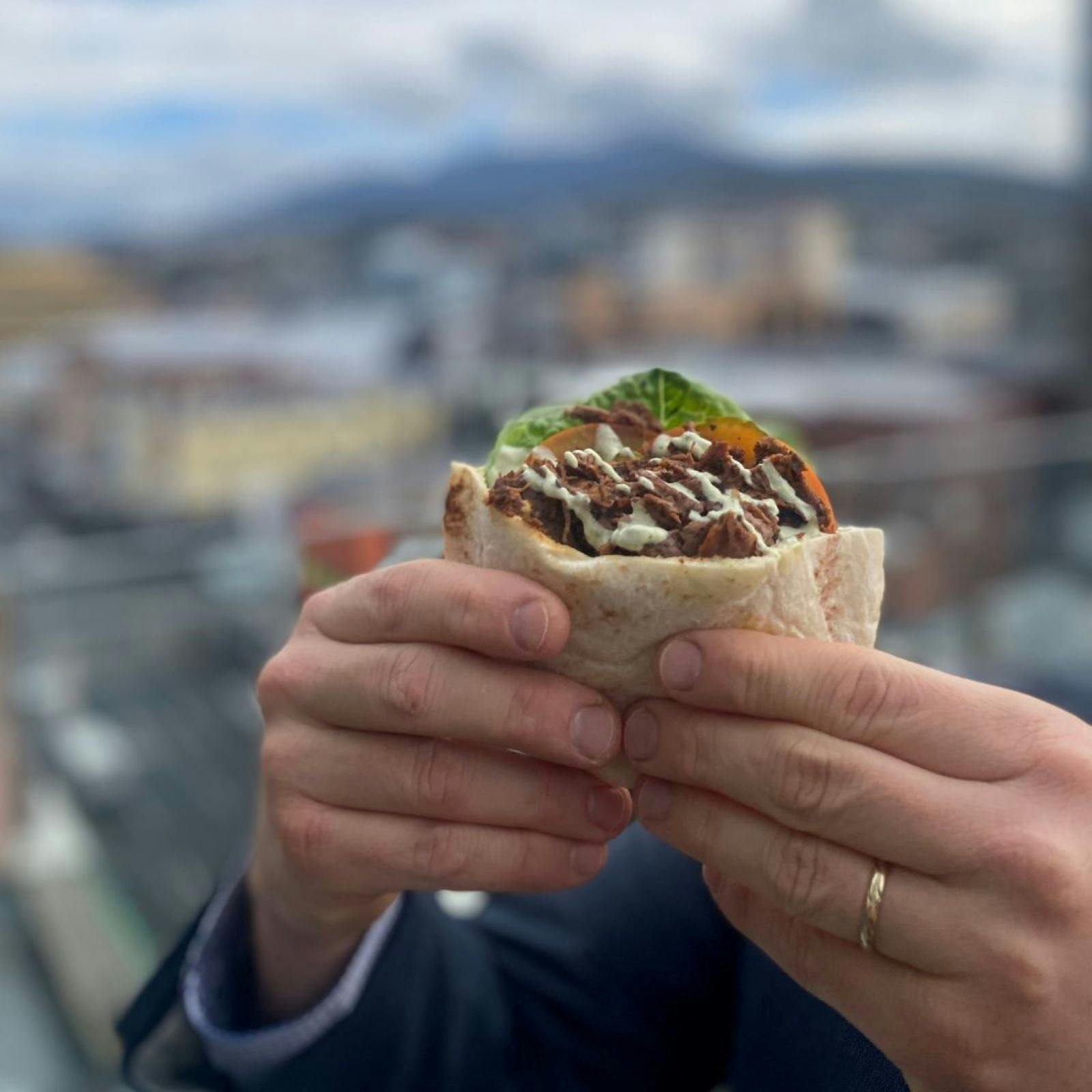 Lamb pita