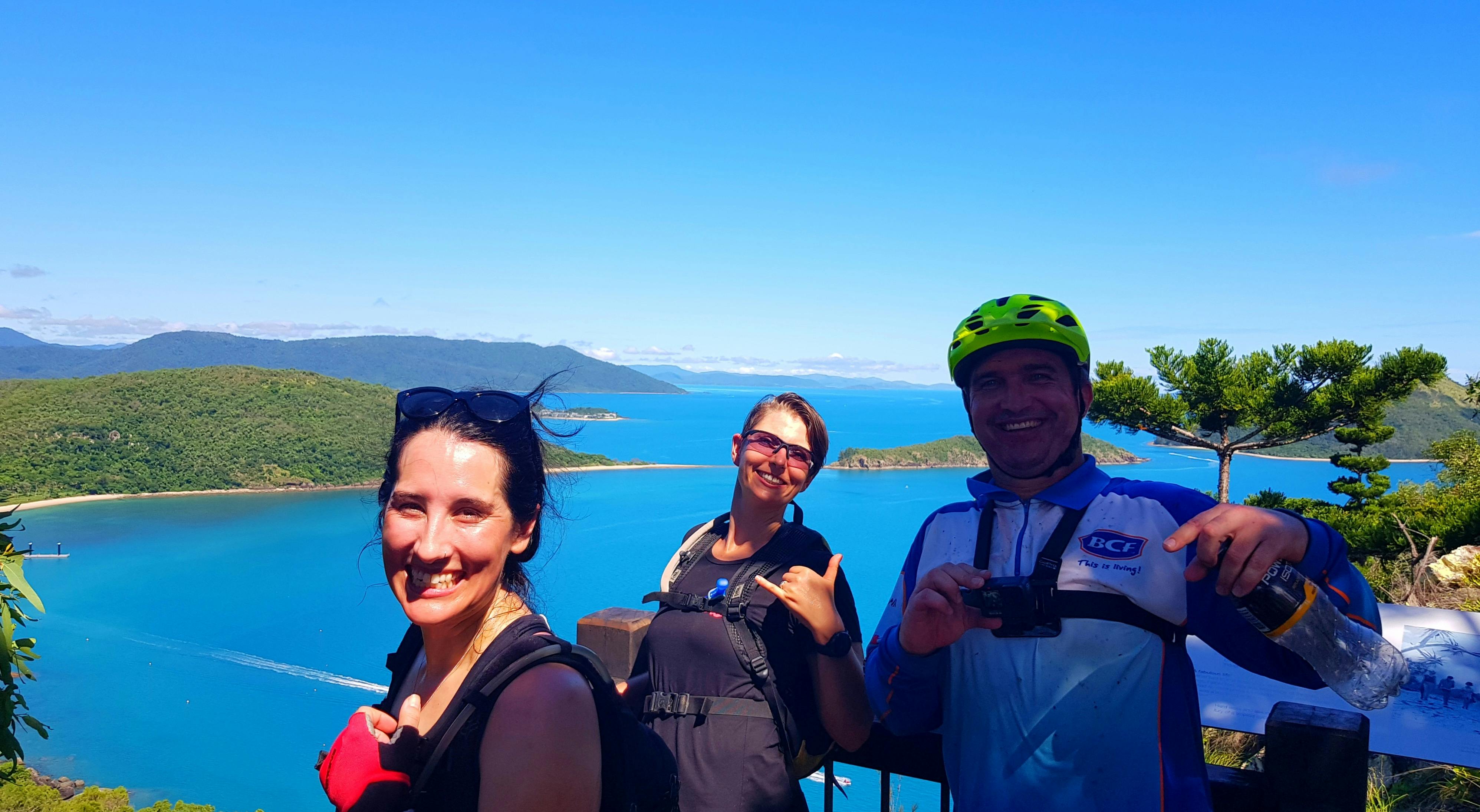 Other view from Spion Kop, looking west over Brauer Bay towards Daydream Island and mainland Aust.
