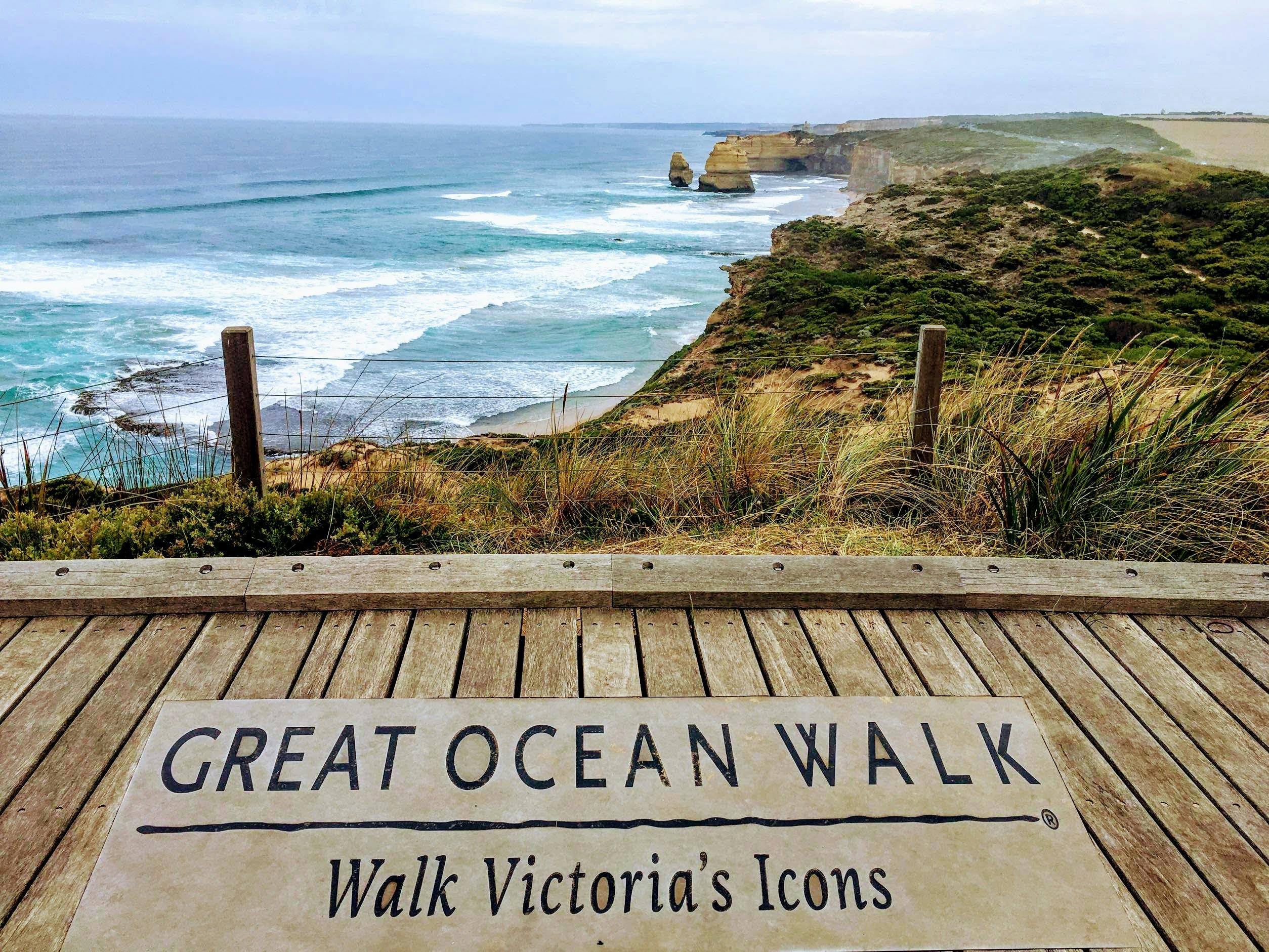 The Start of the Great Ocean Walk - A Pack-Free Experience by Life's An Adventure