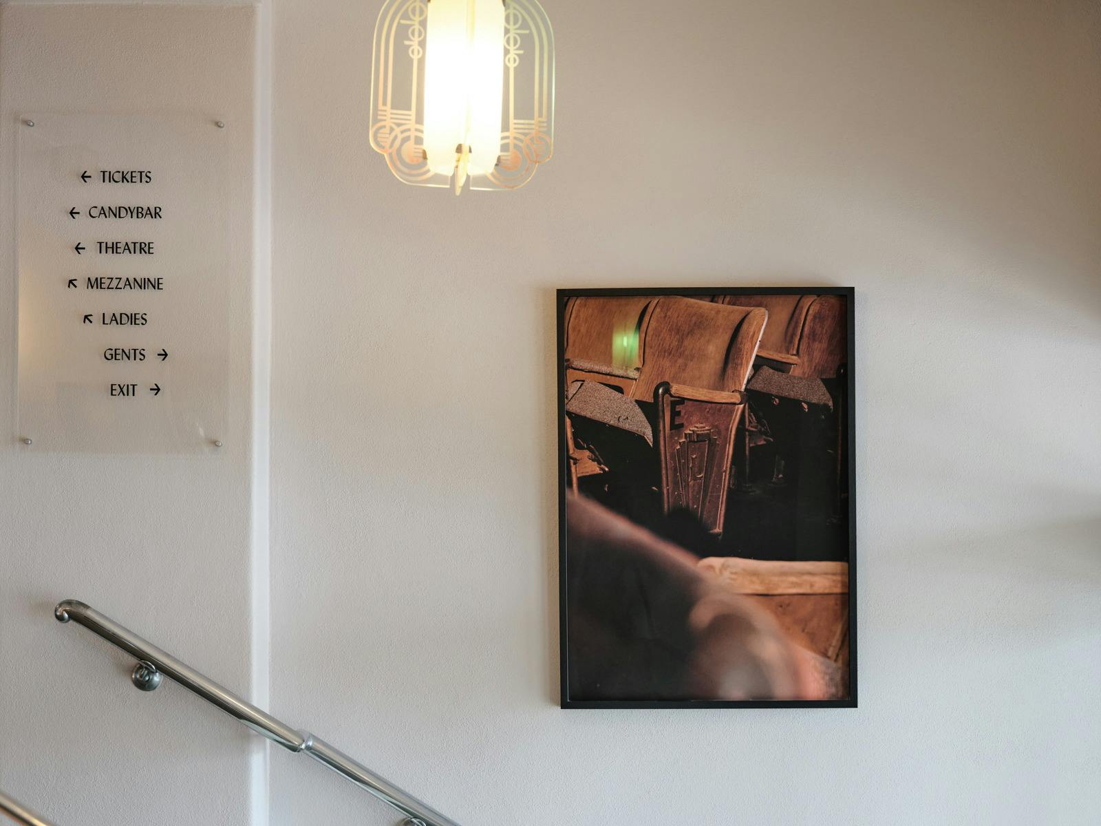 Interior of Lorne Theatre - Stairs