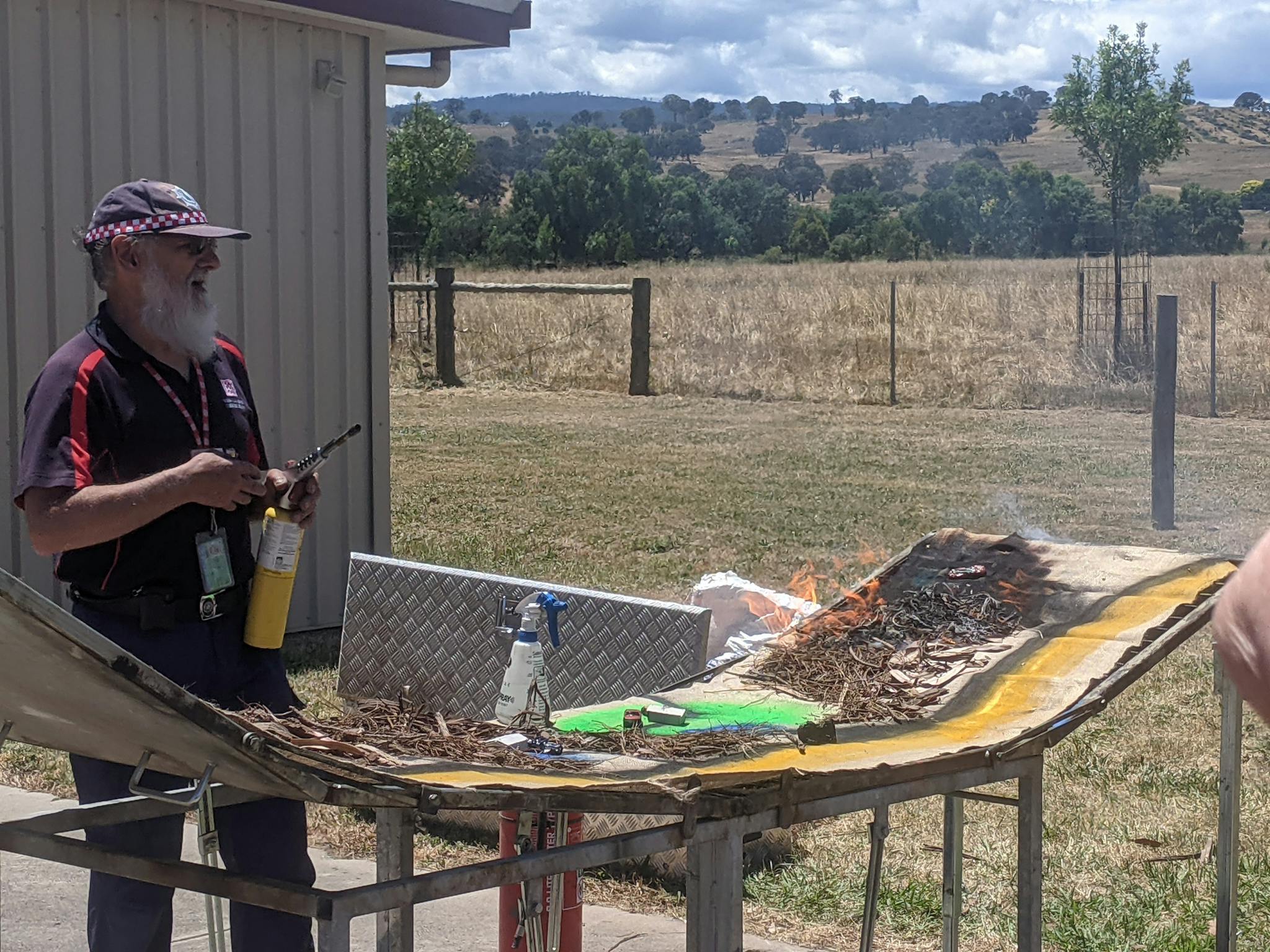 Burn table deomonstation