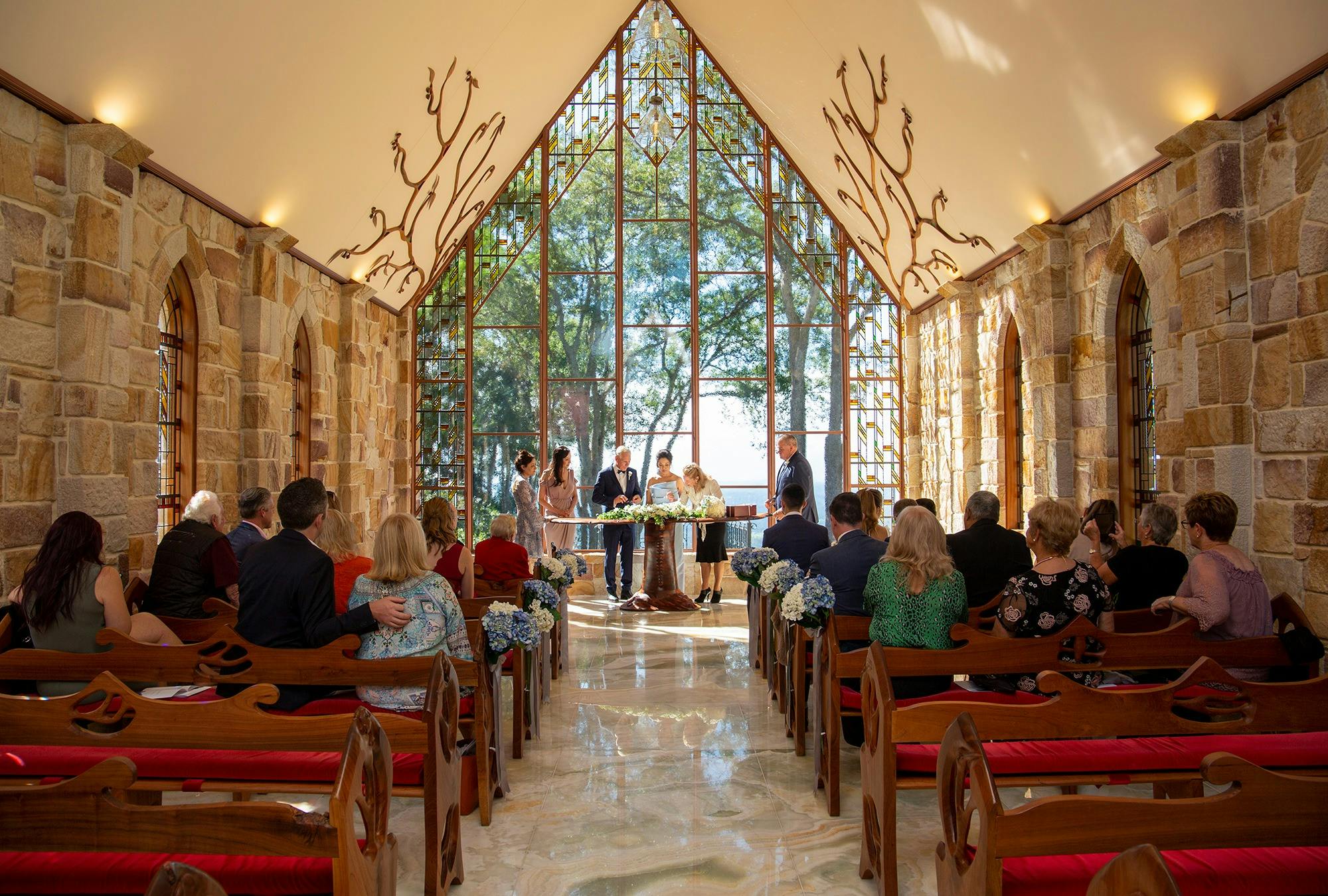 Wedding ceremony The Chapel Montville