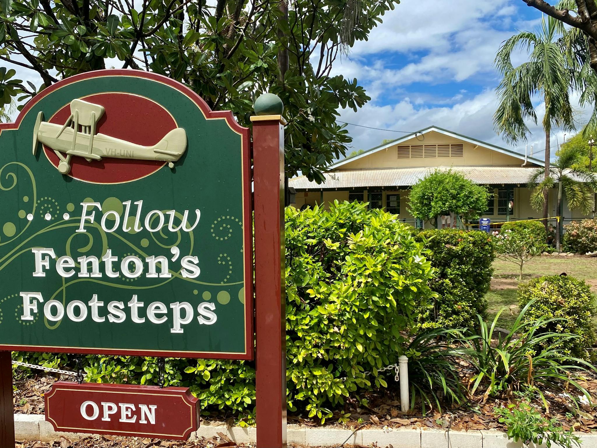 The Katherine Museum Fenton Sign