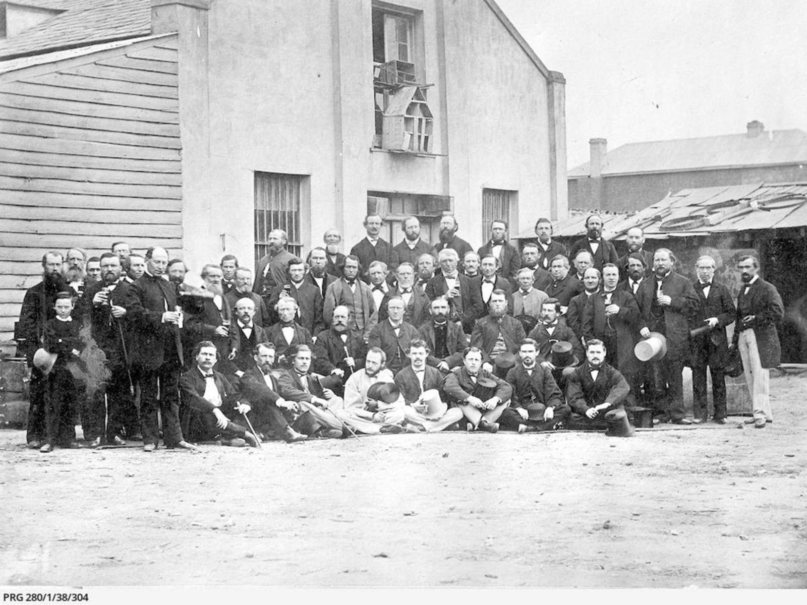 The members of the South Australian German Club, Adelaide c. 1867