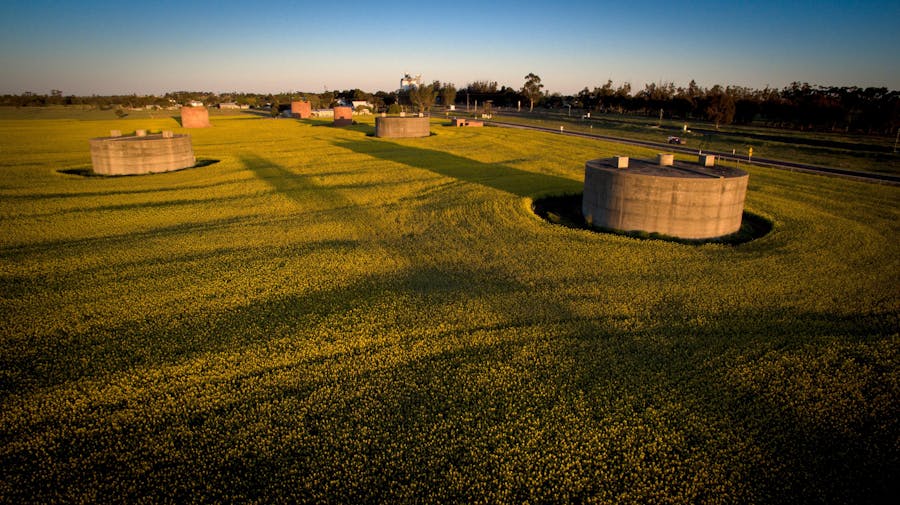 World War II Fuel Storage Tanks Wolseley