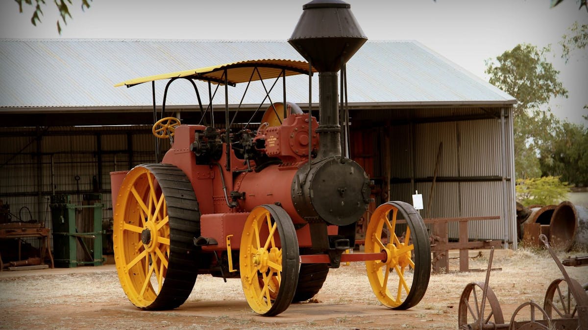 Tractor closeup