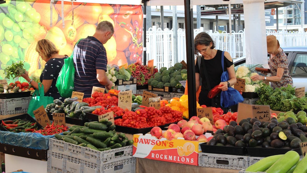 Fresh fruit and veg