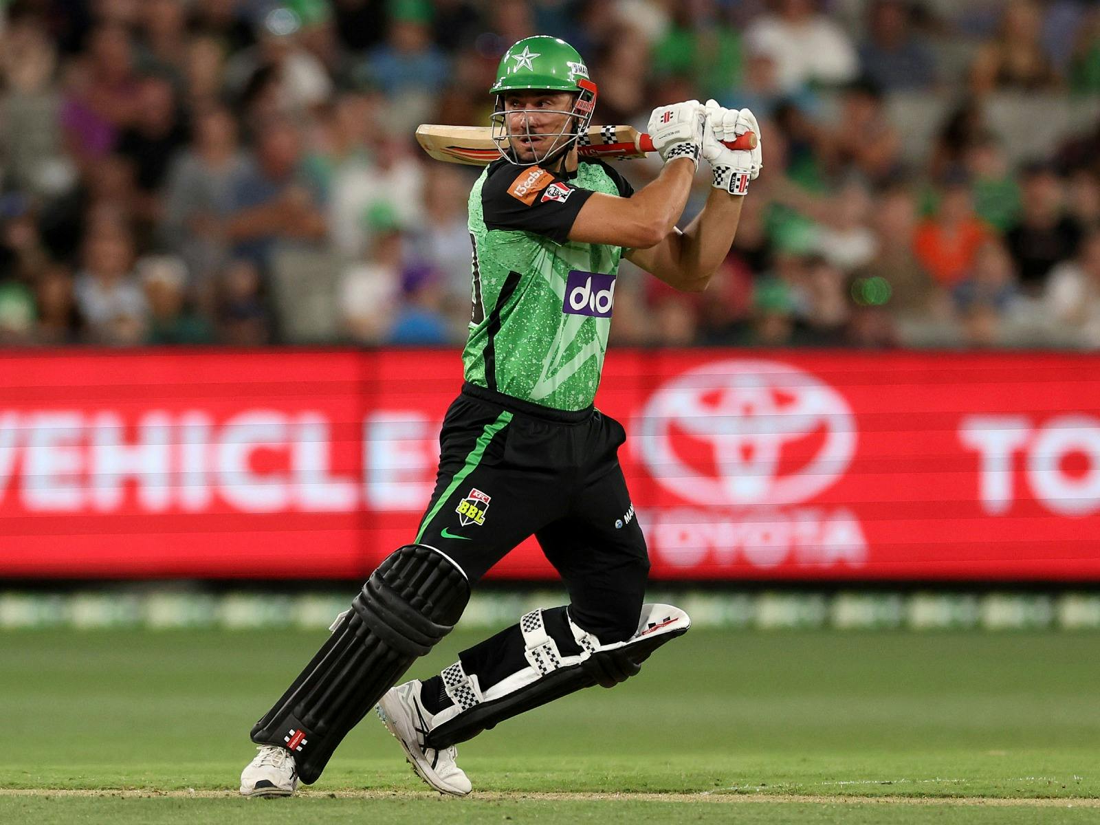T20 superstar Marcus Stoinis in action for the Melbourne Stars