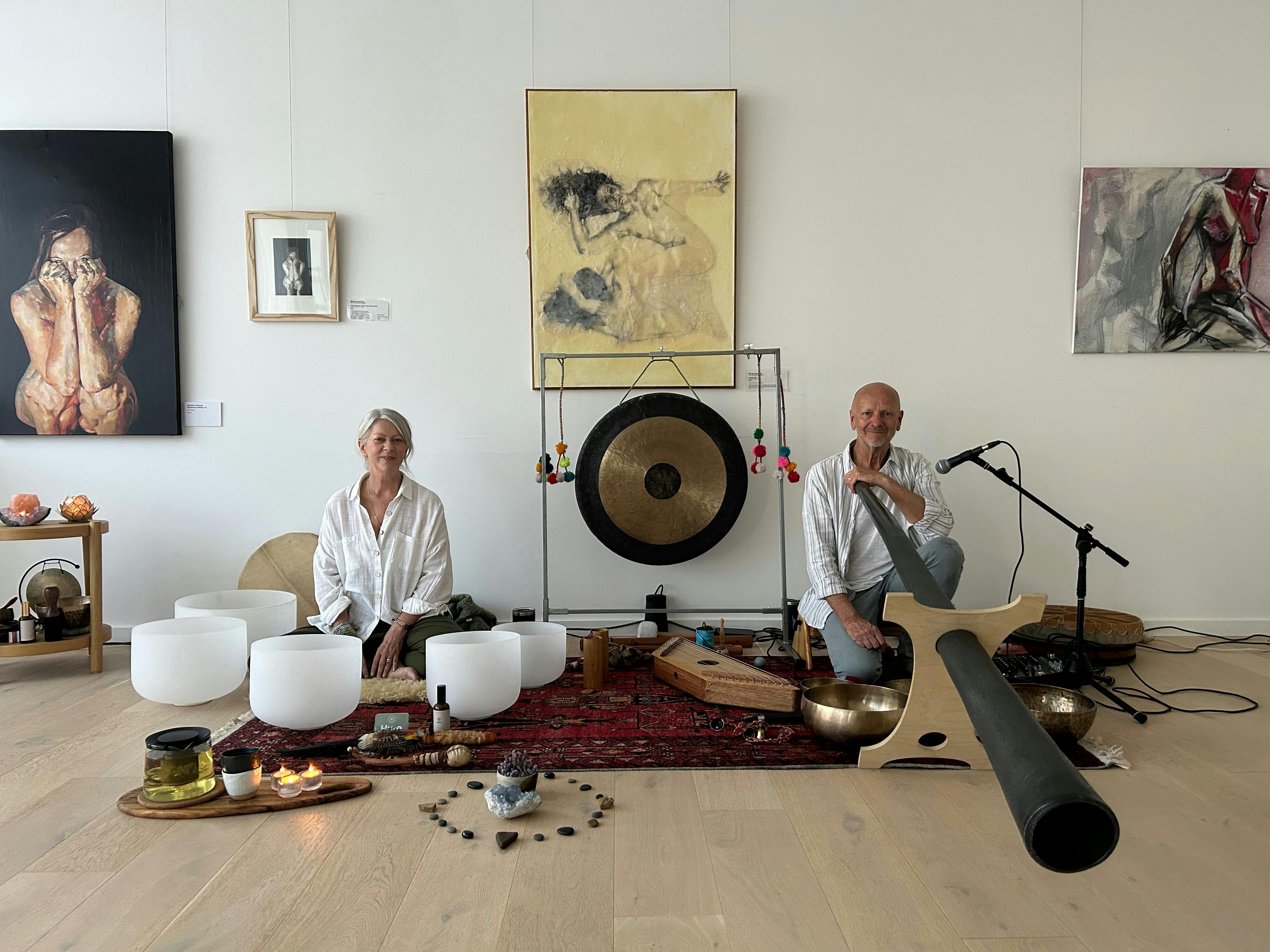 Michael Armstrong Art Sound Healing  Event