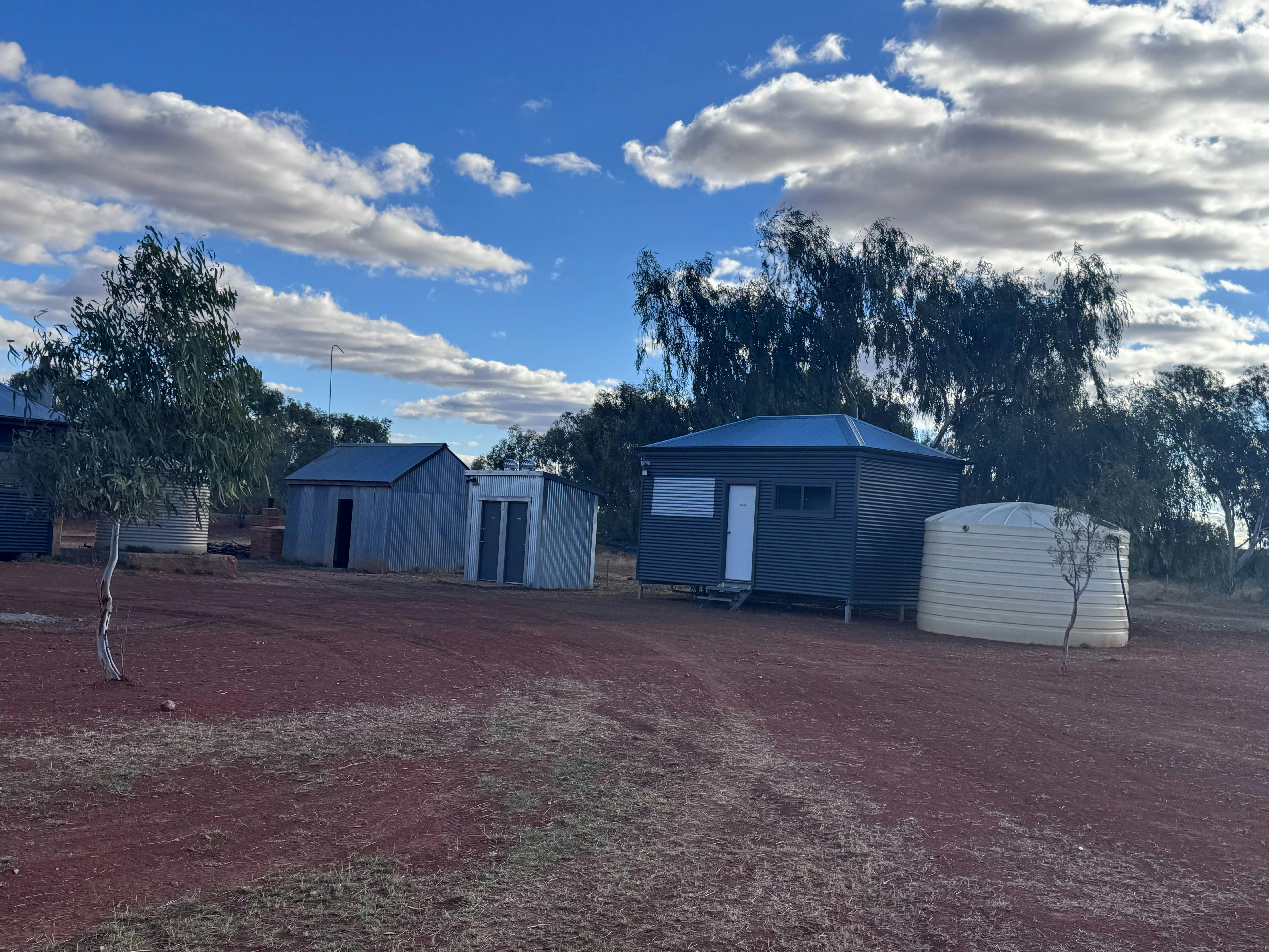 3 showers & three toilets