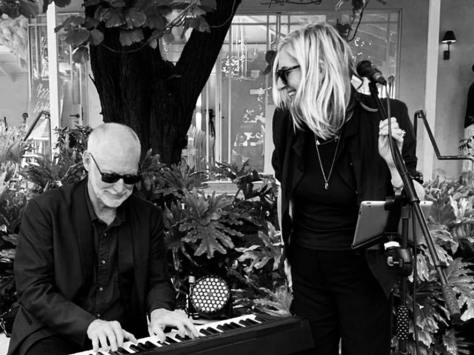 Jazz duo Ella's Holiday performing live