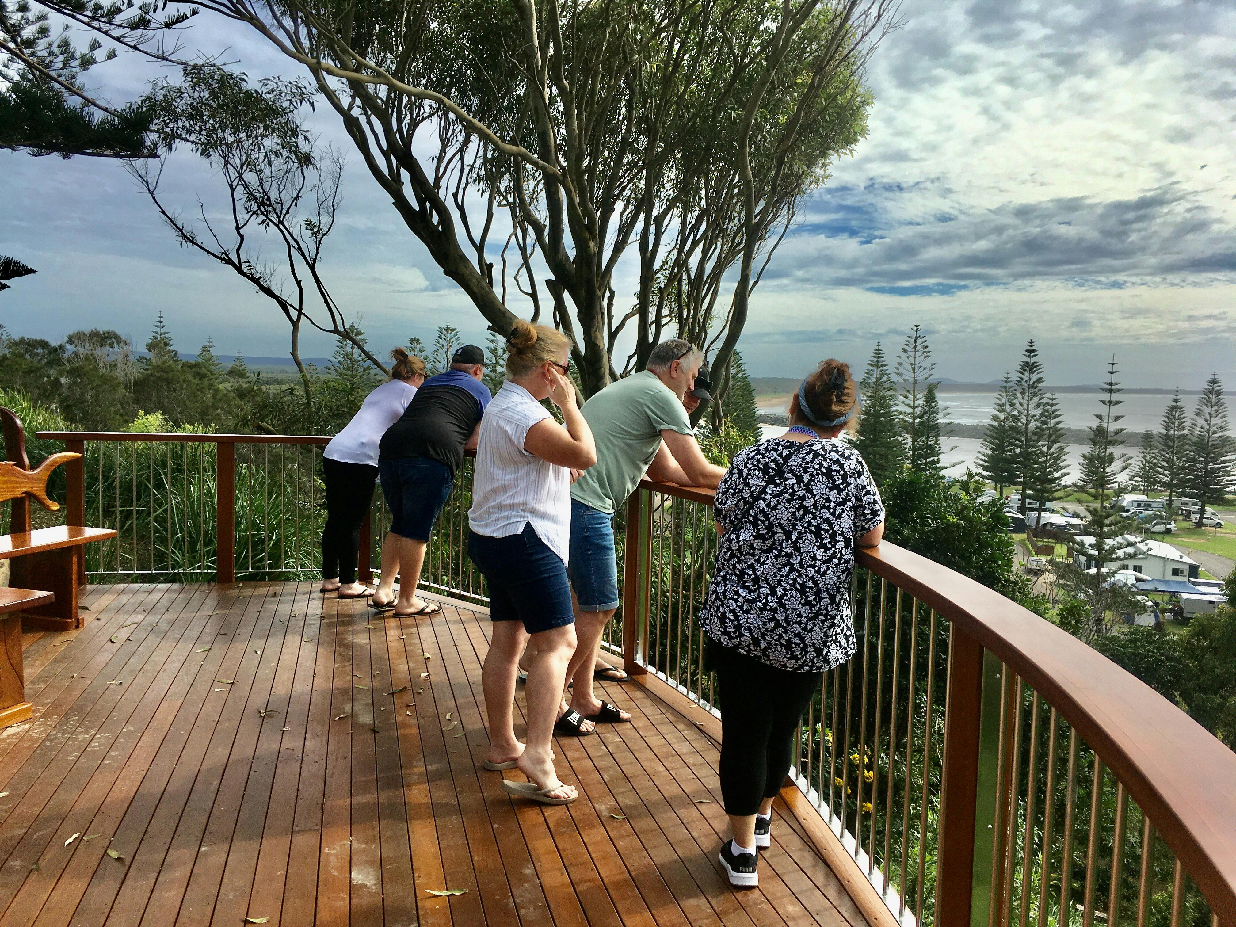 Viewing platform with disability carpark & access.