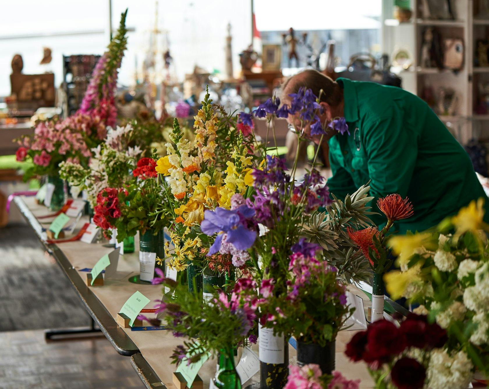 visit the Horticulture section to see and smell the amazing floral entries.Flower Show