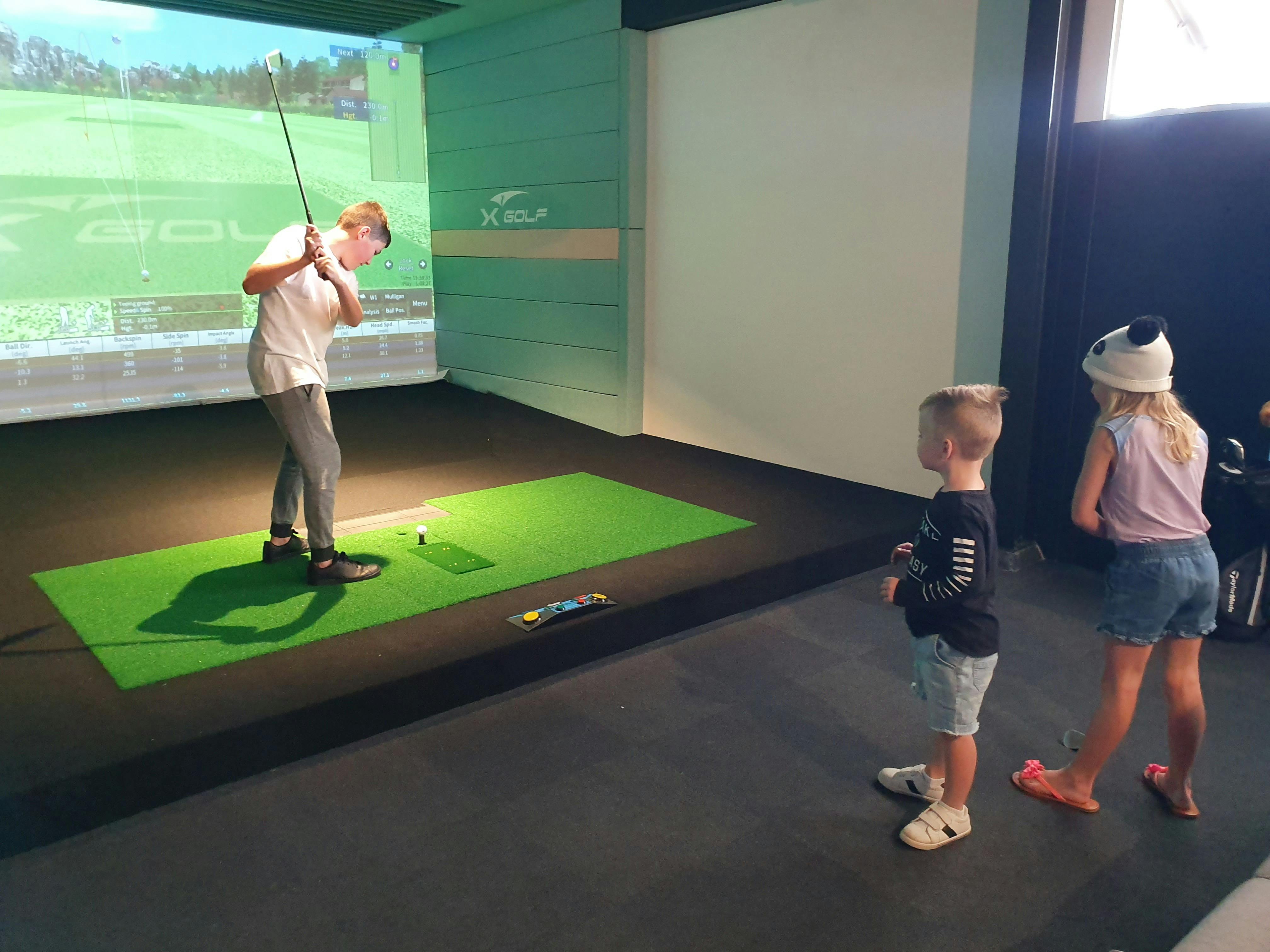 Kids Playing at X-Golf Cairns