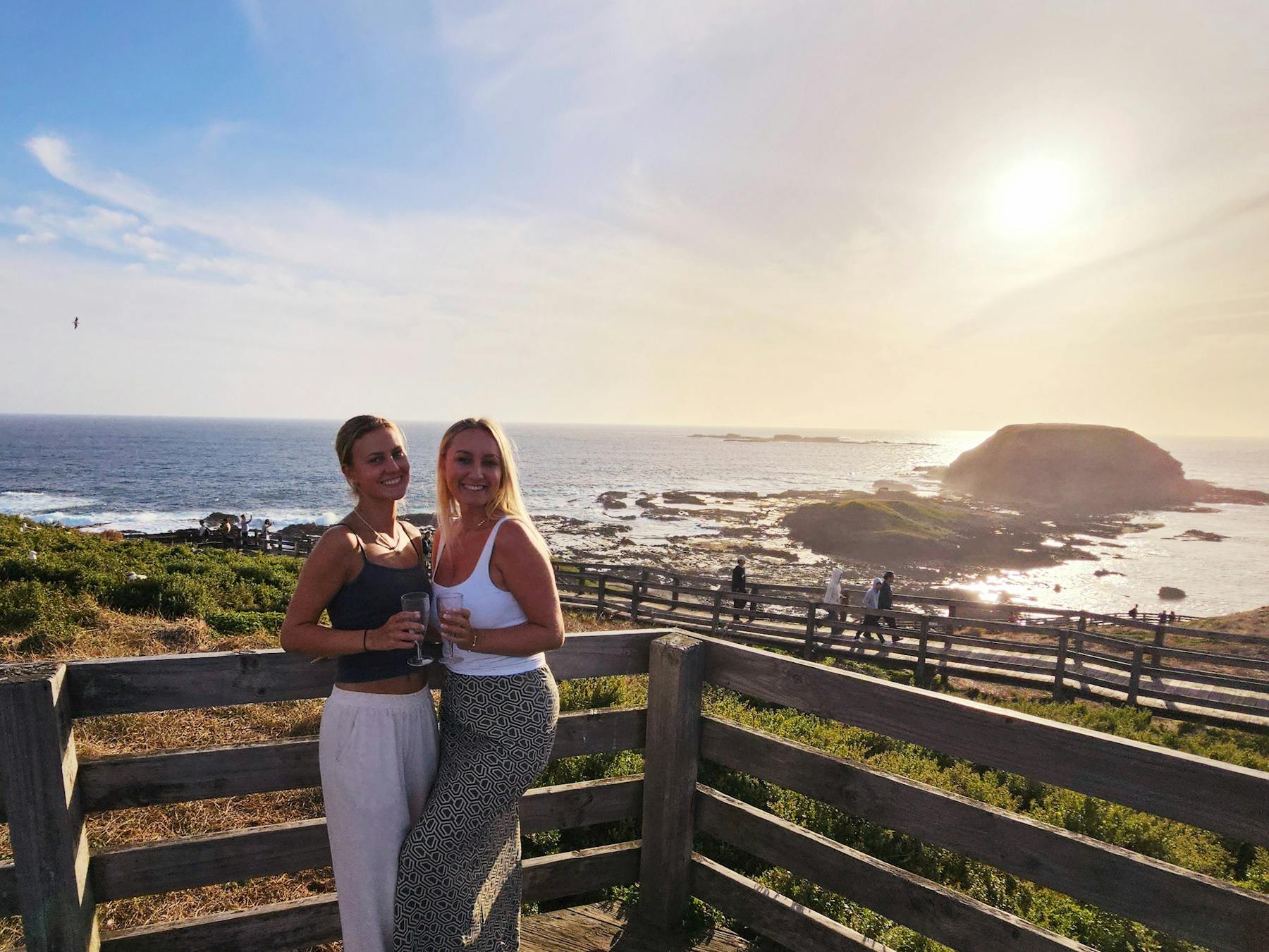 Girls at the Nobbies Phillip Island
