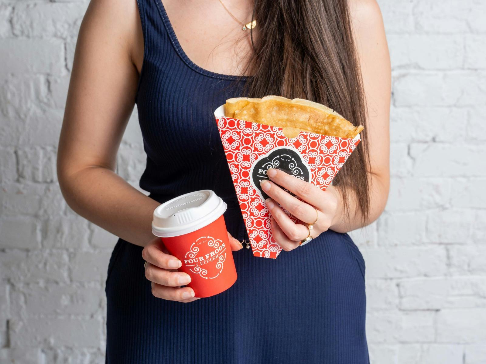 Free coffee with any Crêpe or Galette purchased