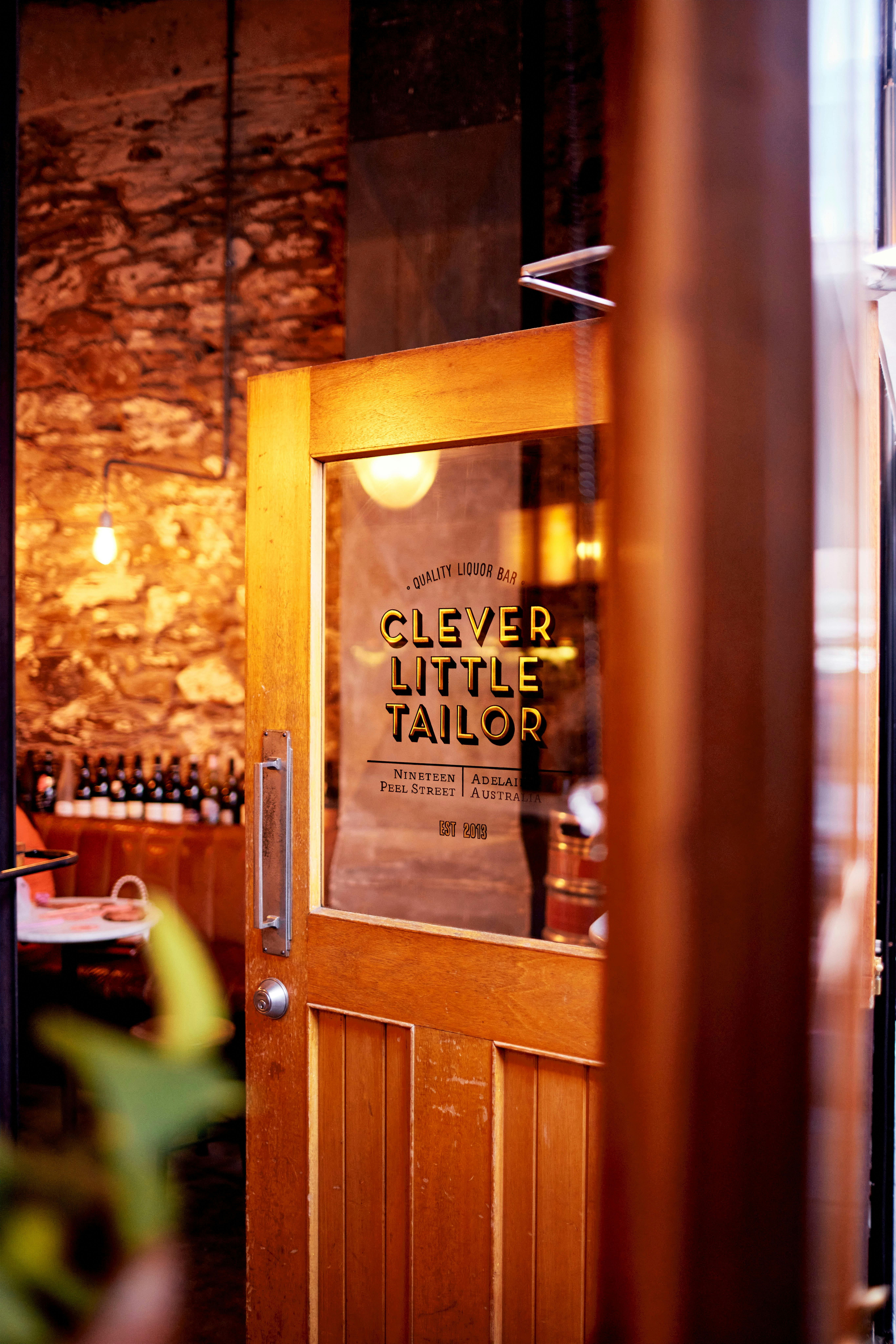 Front door and signage