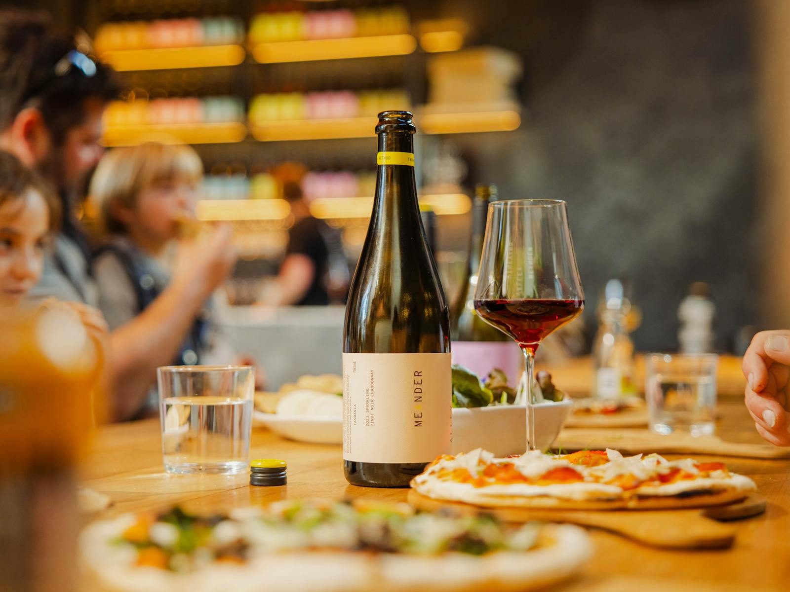 Cellar Door Indoor seating pizza