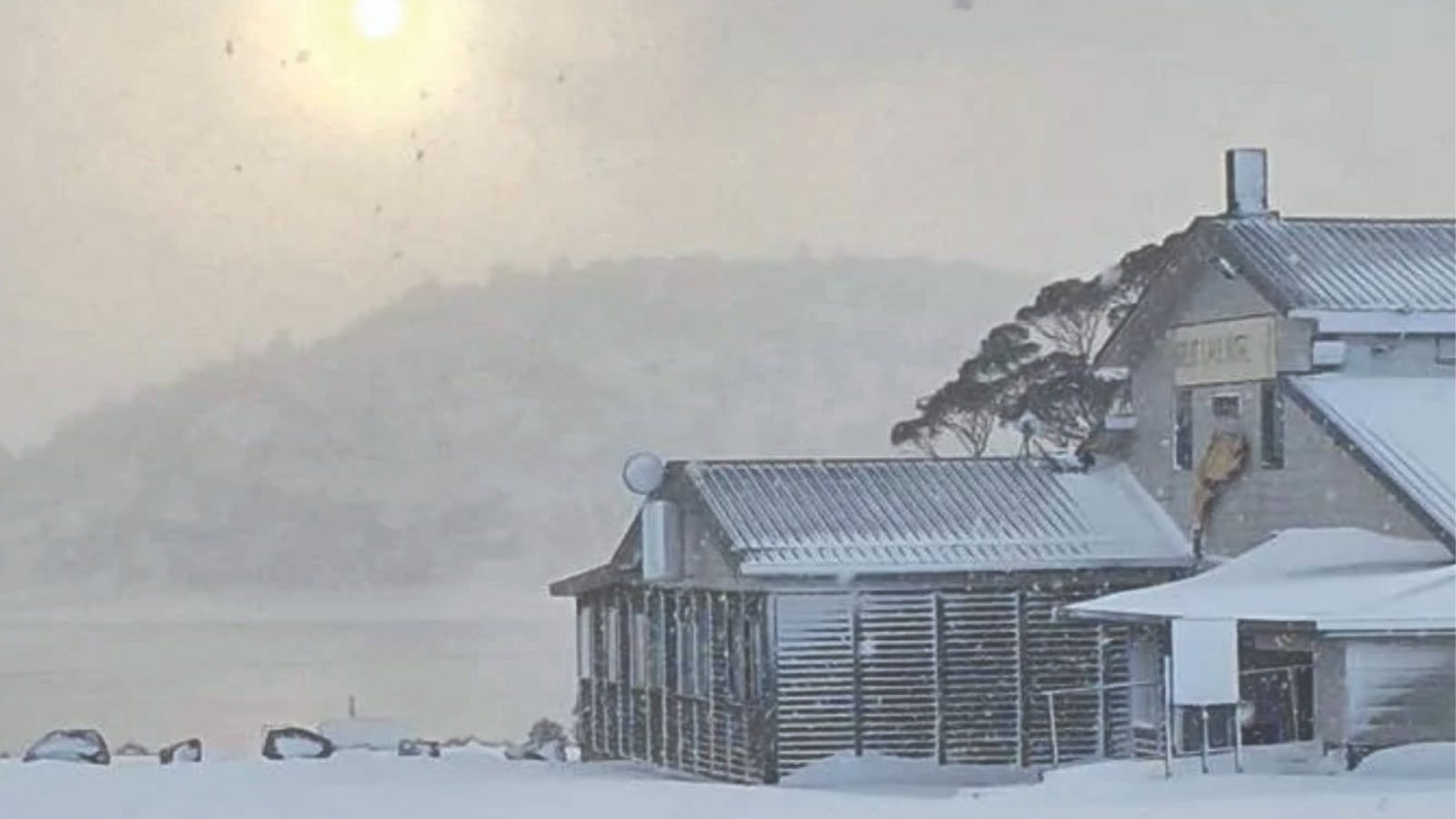 The Great Lake hotel in Winter