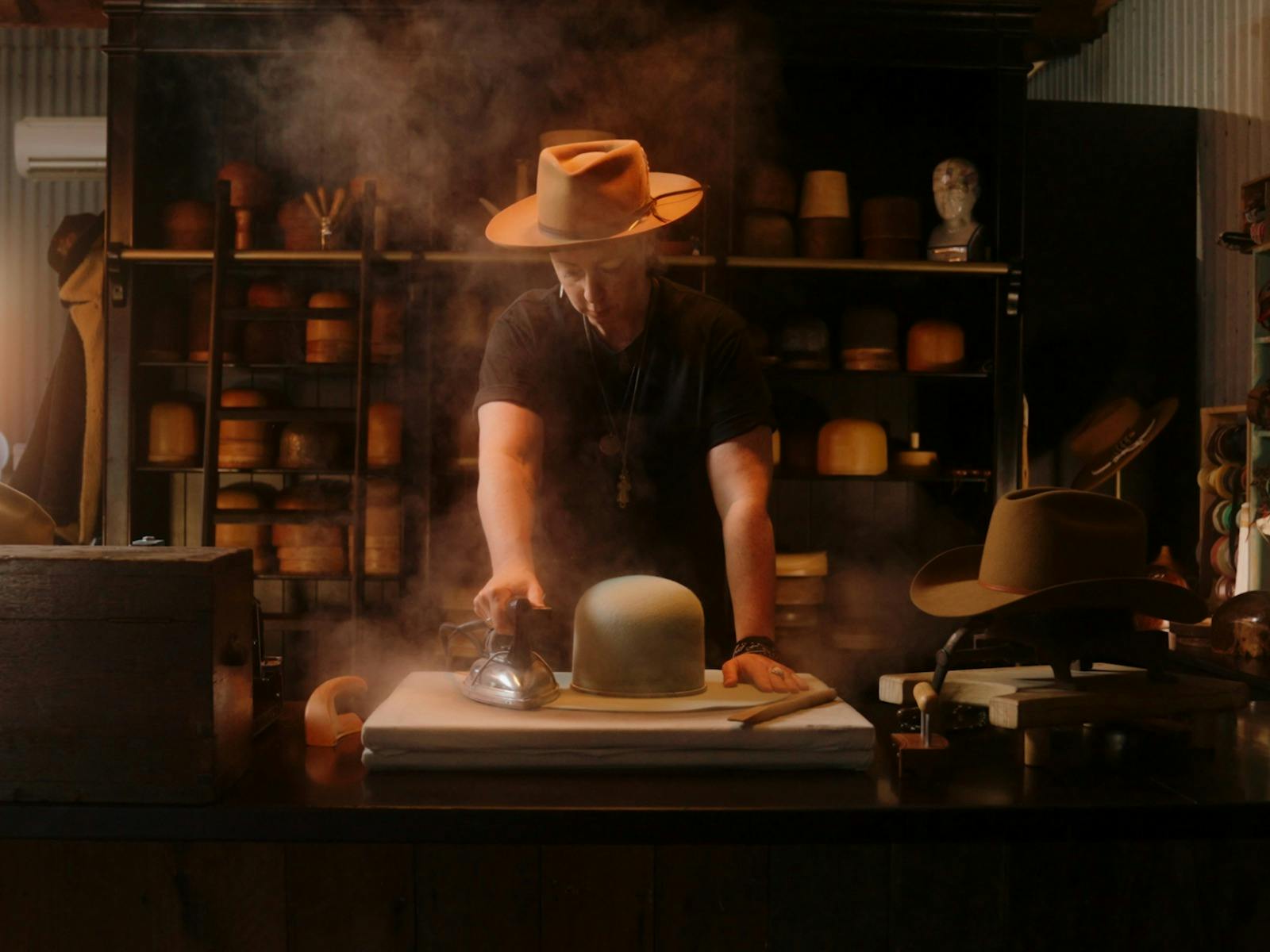 making a hat