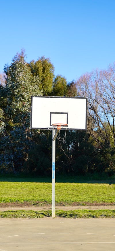 Basketball hoop at the Bungendore Skate Park